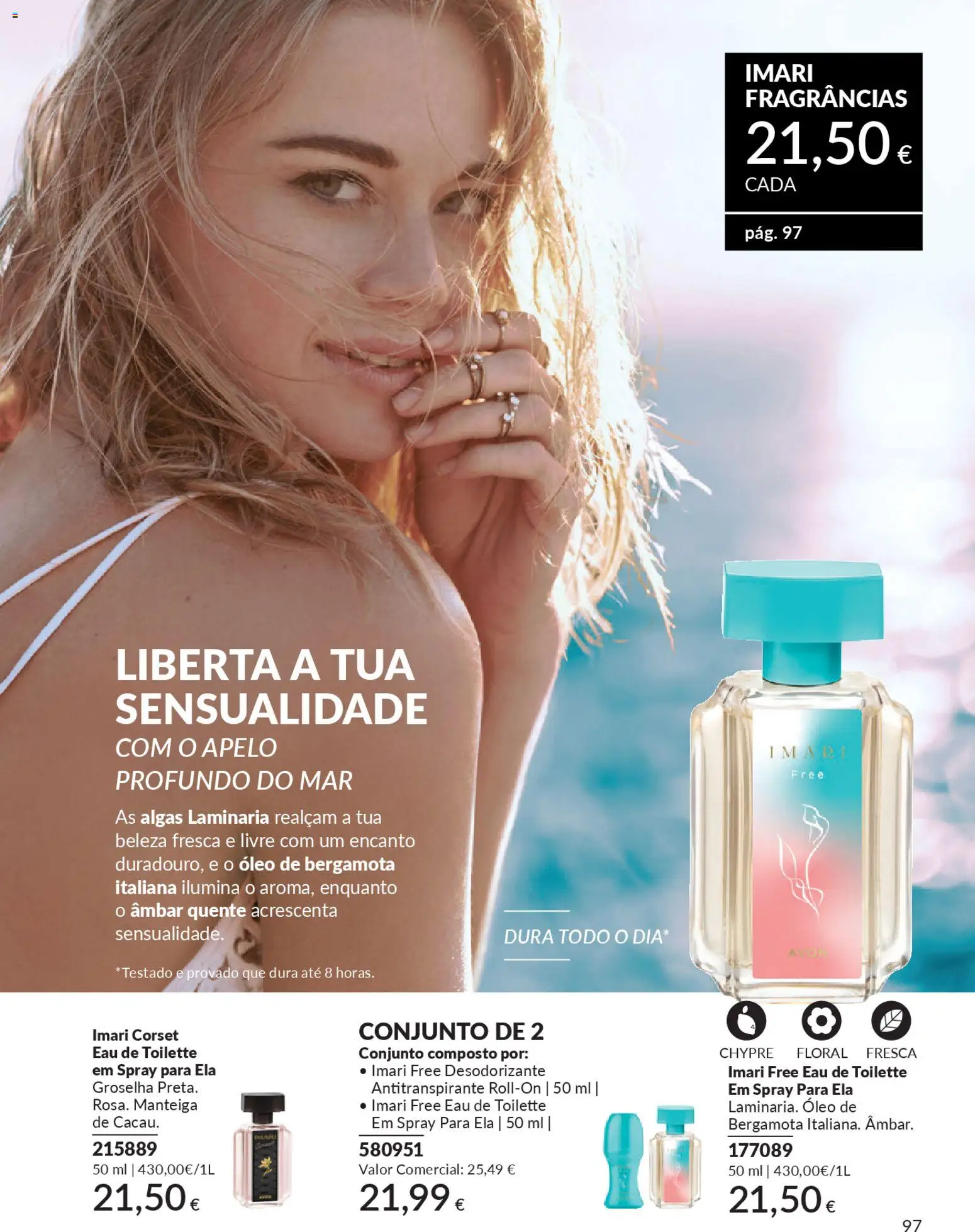 Catálogo Avon Campanha 1 │ válido de 01.01.2026 | Página: 97 | Produtos: Eau de toilette, Desodorizante, Manteiga, Óleo