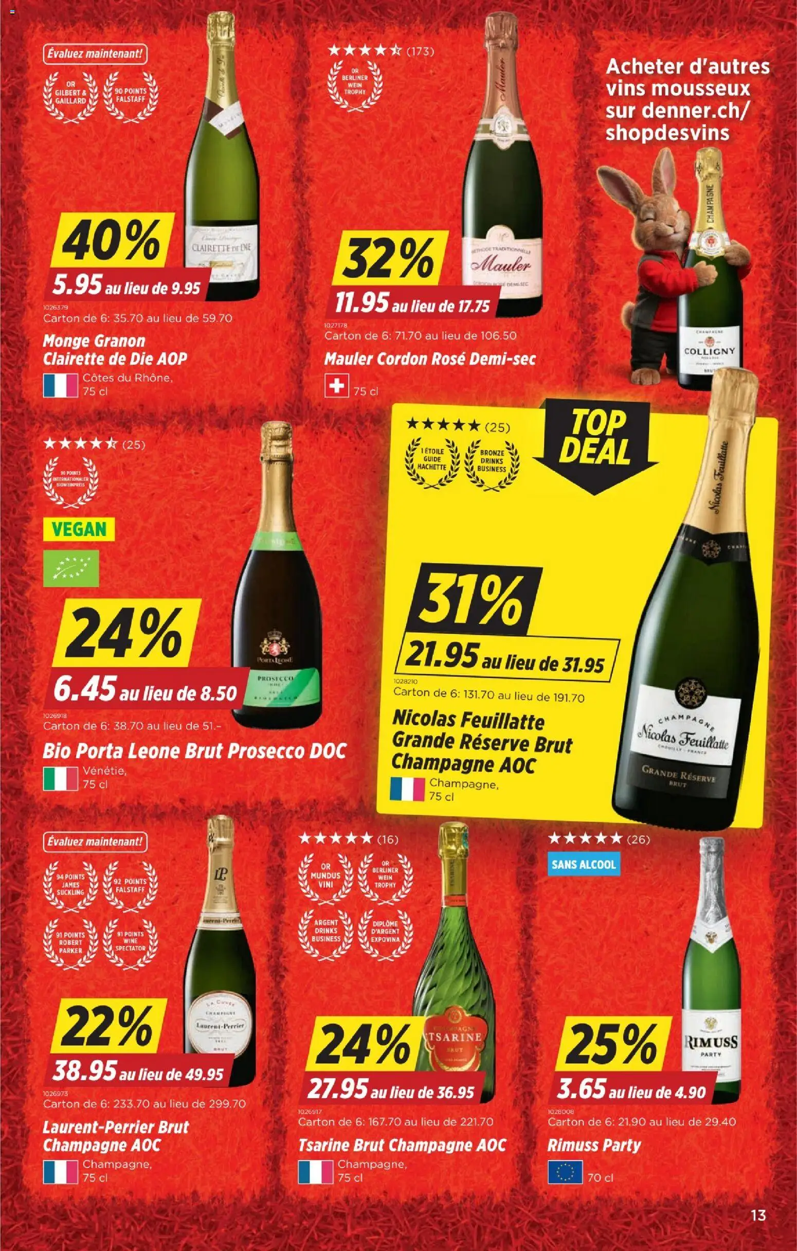 Denner aktionen FR – gültig ab 26.03.2026 | Seite: 13 | Produkte: Wein