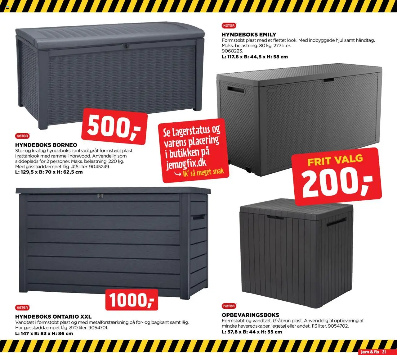 Jem & fix tilbudsavis – gyldig fra 12.10.2025 | Side: 21 | Produkter: Søm