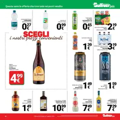Volantino Gulliver del 29.07.2025 | Pagina: 30 | Prodotti: Birra, Acqua, Frutta, Amaro