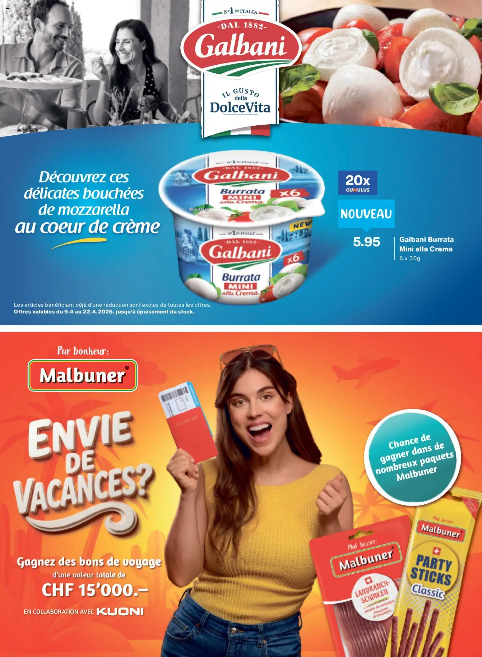 Migros aktionen Magazin FR – gültig ab 14.04.2026 | Seite: 26 | Produkte: Fennikel, Schinken, Creme