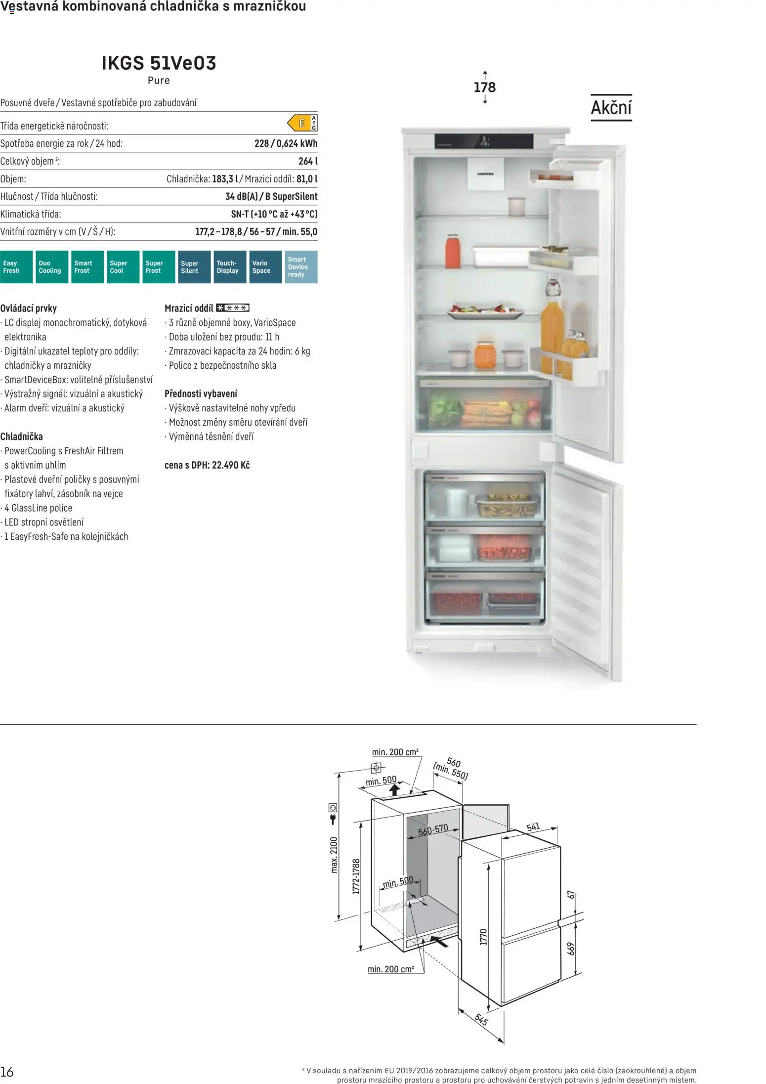 Möbelix leták - Liebherr od 01.10.2025 | Strana: 16 | Produkty: Chladnička, Police, Elektronika, LED