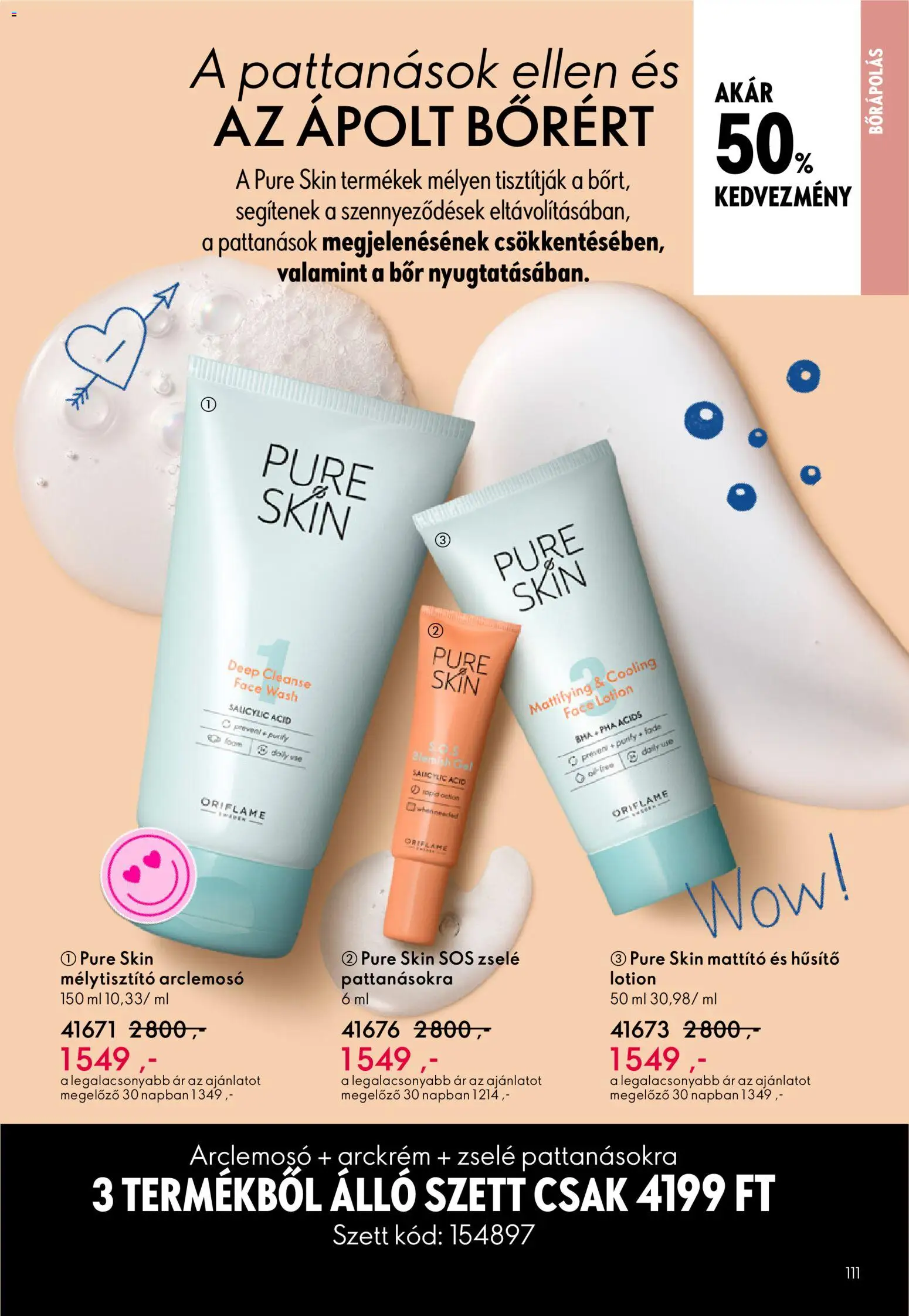 Oriflame akciós ujság - amely érvényes a következő dátumtól: 11.02.2026 | Oldal: 111 | Termékek: Arckrém, Bor