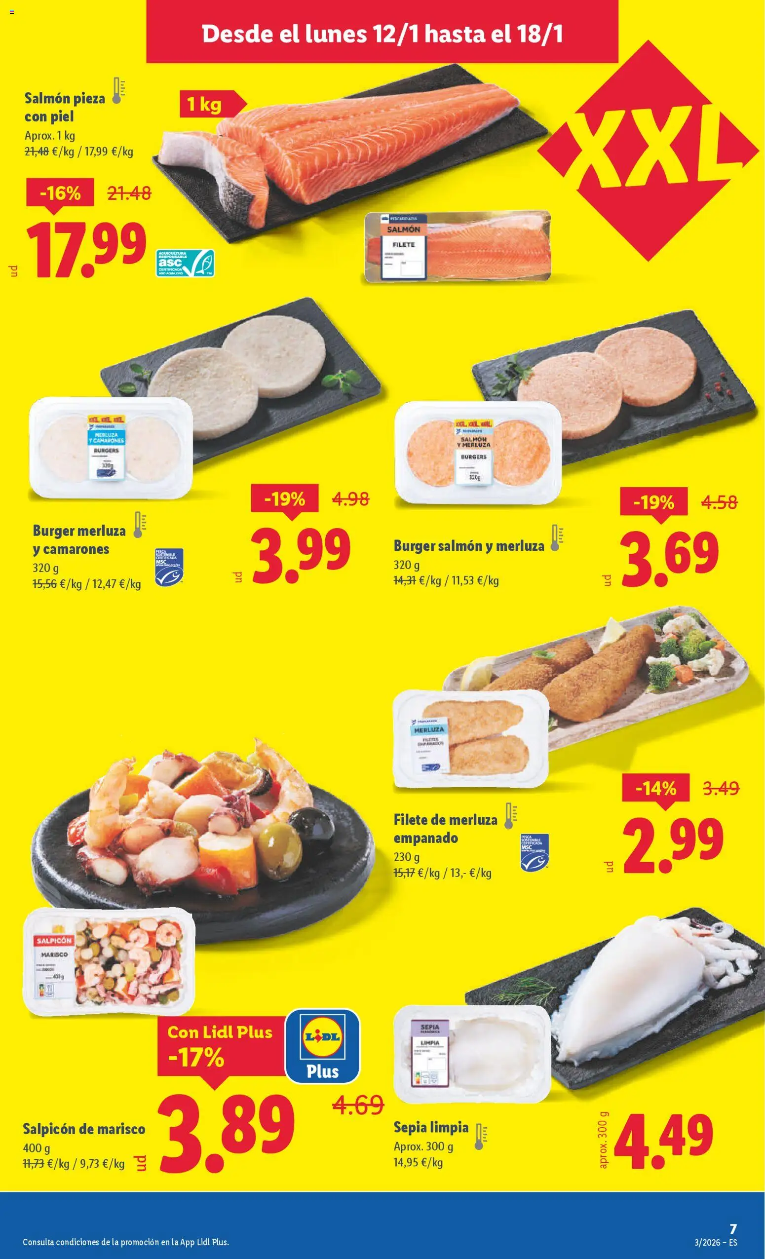 Lidl folleto │ válido desde el 12.01.2026 | Página: 7 | Productos: Filete
