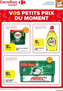 Carrefour Market - Prévisualisation de Carrefour Market les petits prix du moment  valide à partir de 22.07.2025