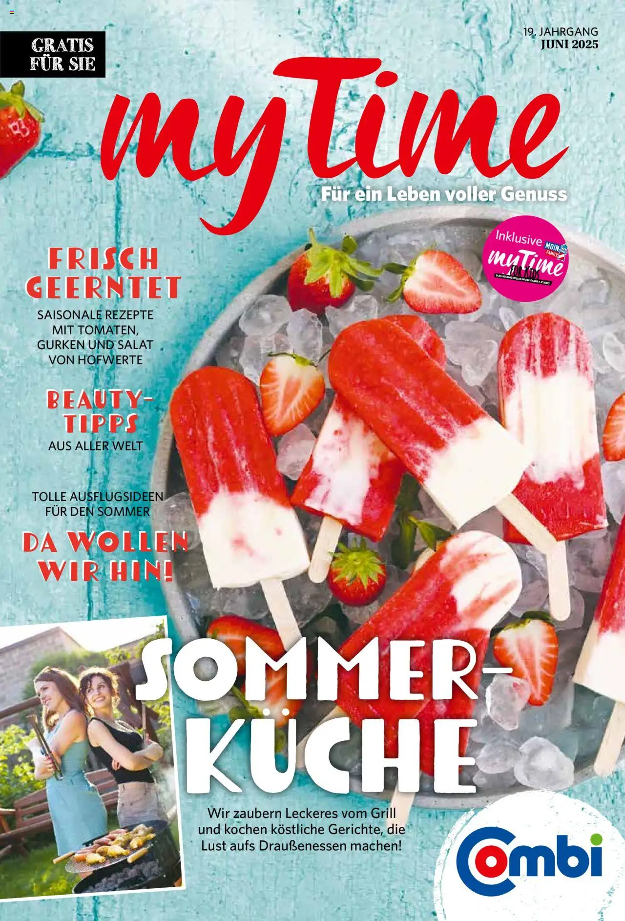 Combi - myTime Juni 2025 - gültig ab dem 01.06.2025 | Seite: 1 | Produkte: Grill, Küche, Gurken, Salat