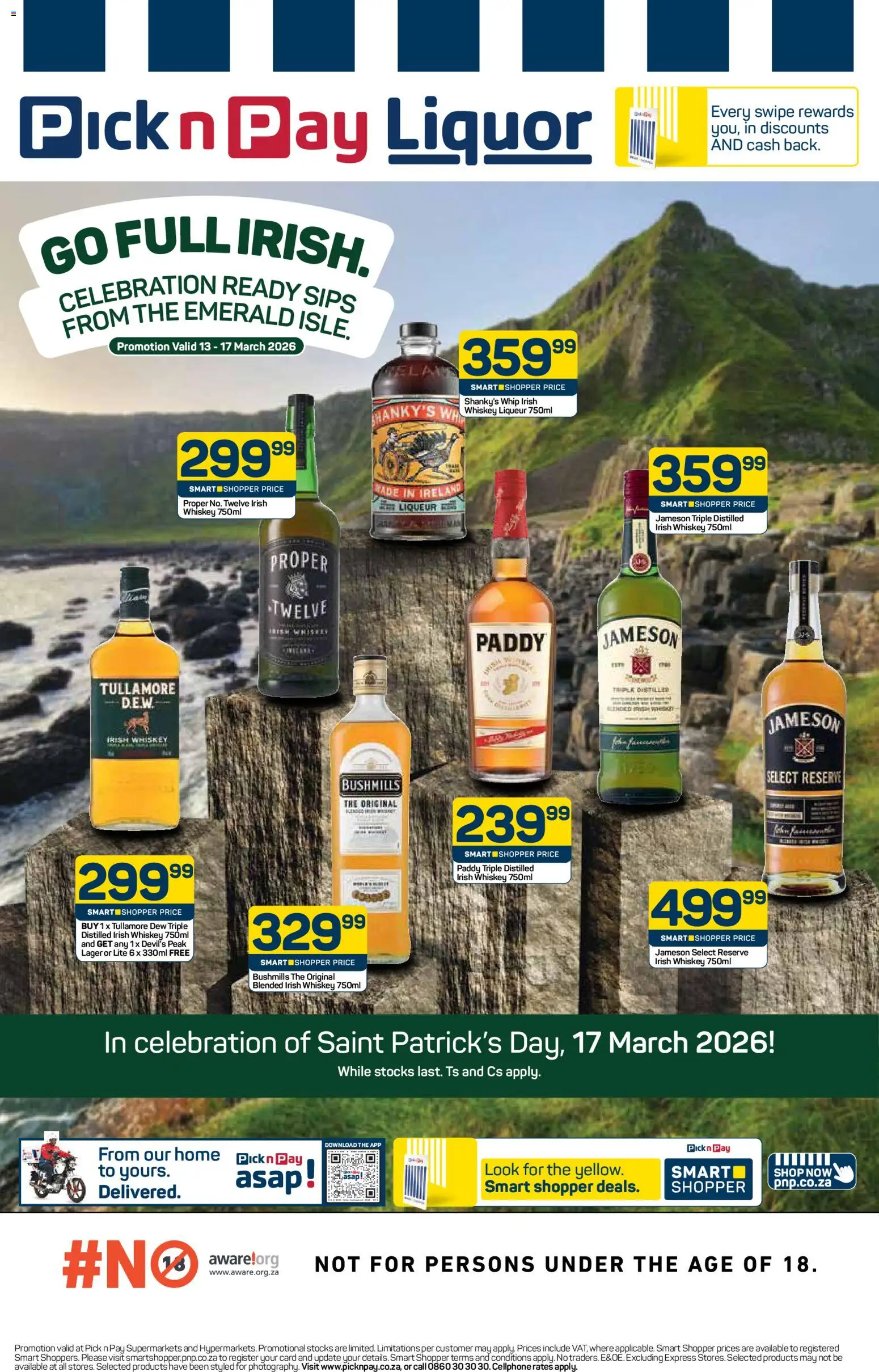 New Pick n Pay catalogue – valid from 13.03.2026 | Page: 1 | Products: Whiskey