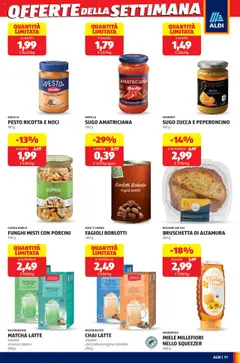 Anteprima del volantino PESTO RICOTTA E NOCI, Pesto with ricotta and nuts, 190 g valido a partire dal 20.10.2025 | Pagina: 11