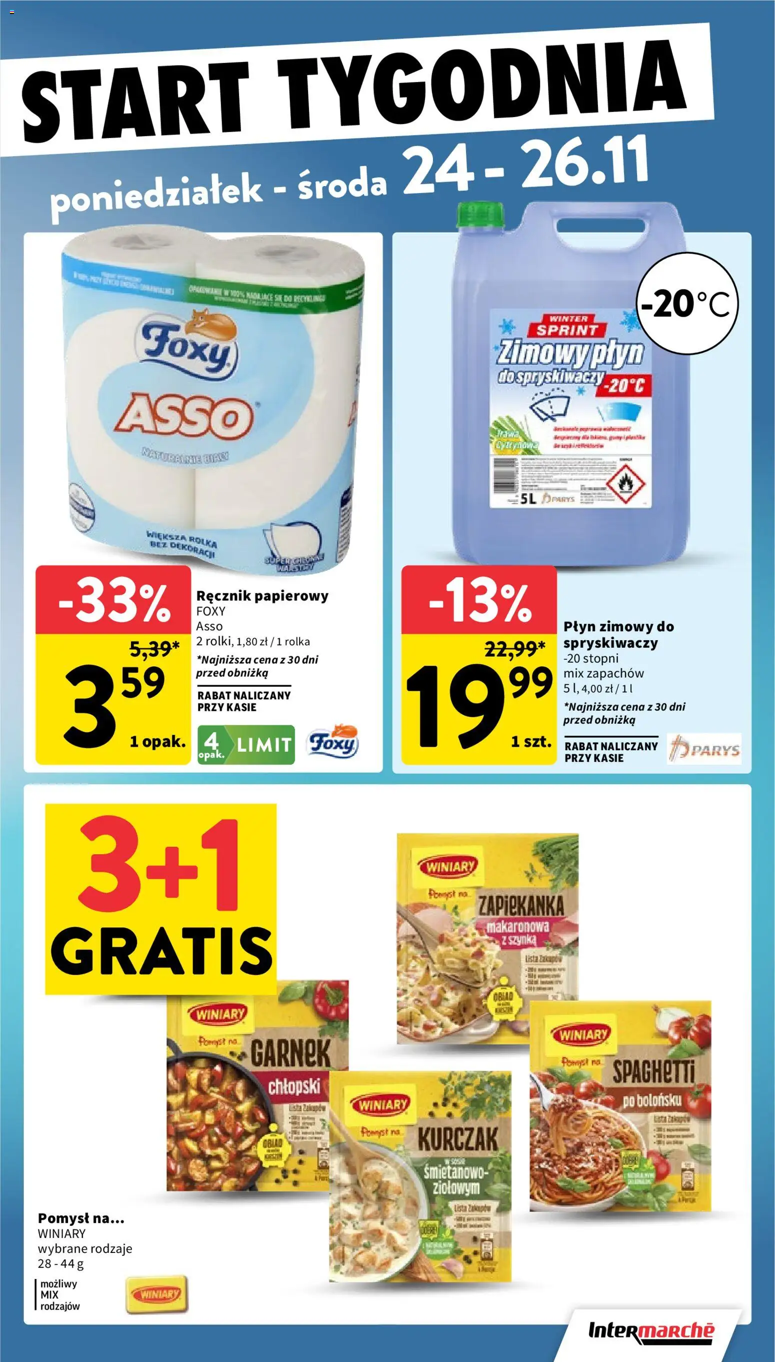 Intermarche Gazetka od 20.11.2025 | Strona: 39 | Produkty: Kurczak, Zapiekanka, Szynka, Ręcznik papierowy