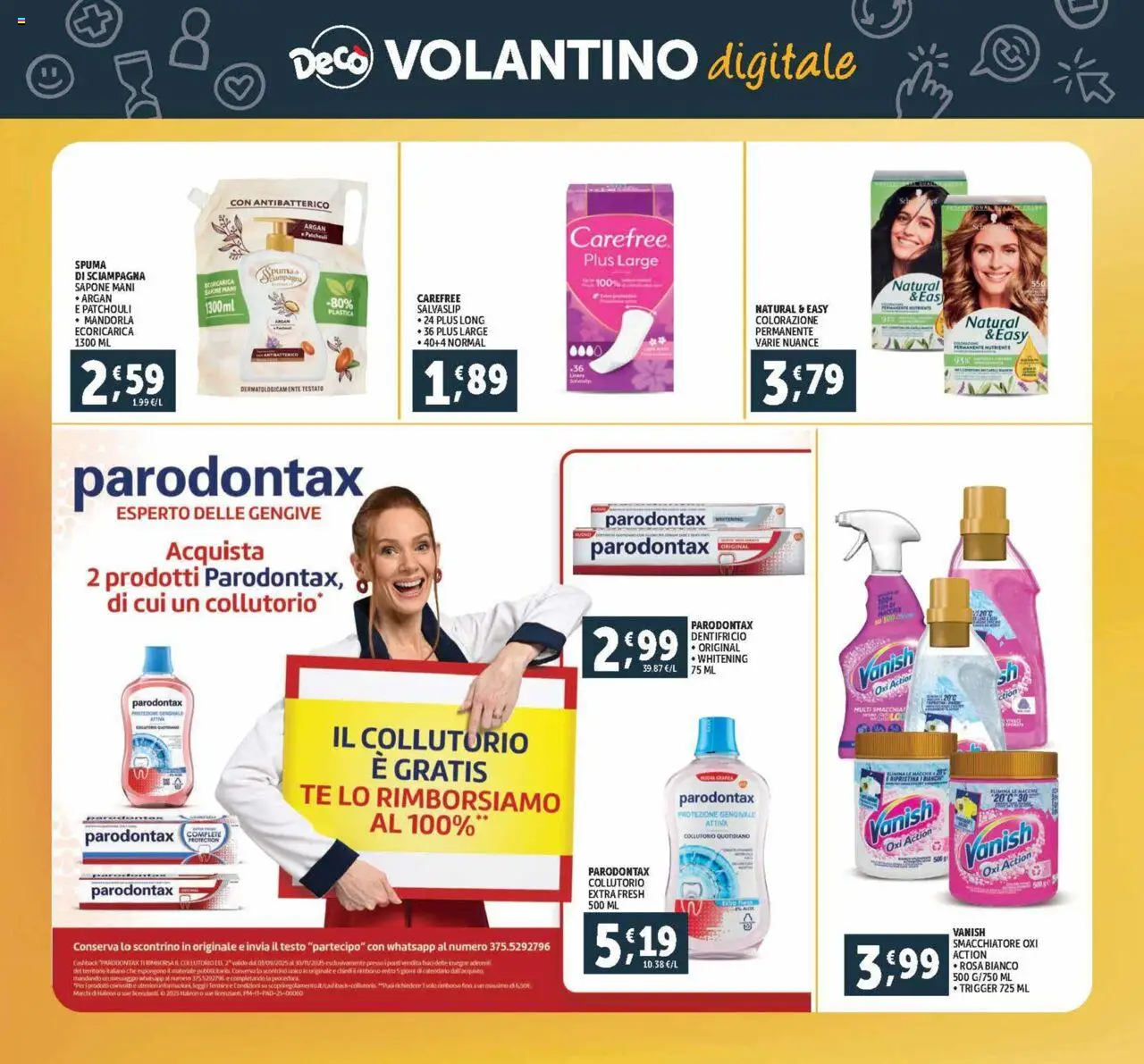 Volantino Decò del 03.10.2025 | Pagina: 36 | Prodotti: Sapone, Dentifricio, Collutorio, Tè