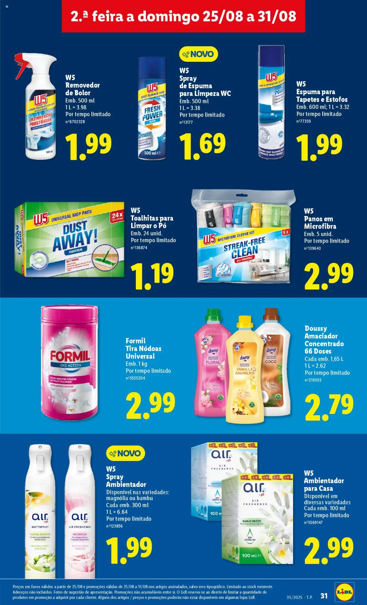 Lidl folheto │ válido de 25.08.2025 | Página: 31 | Produtos: Pó