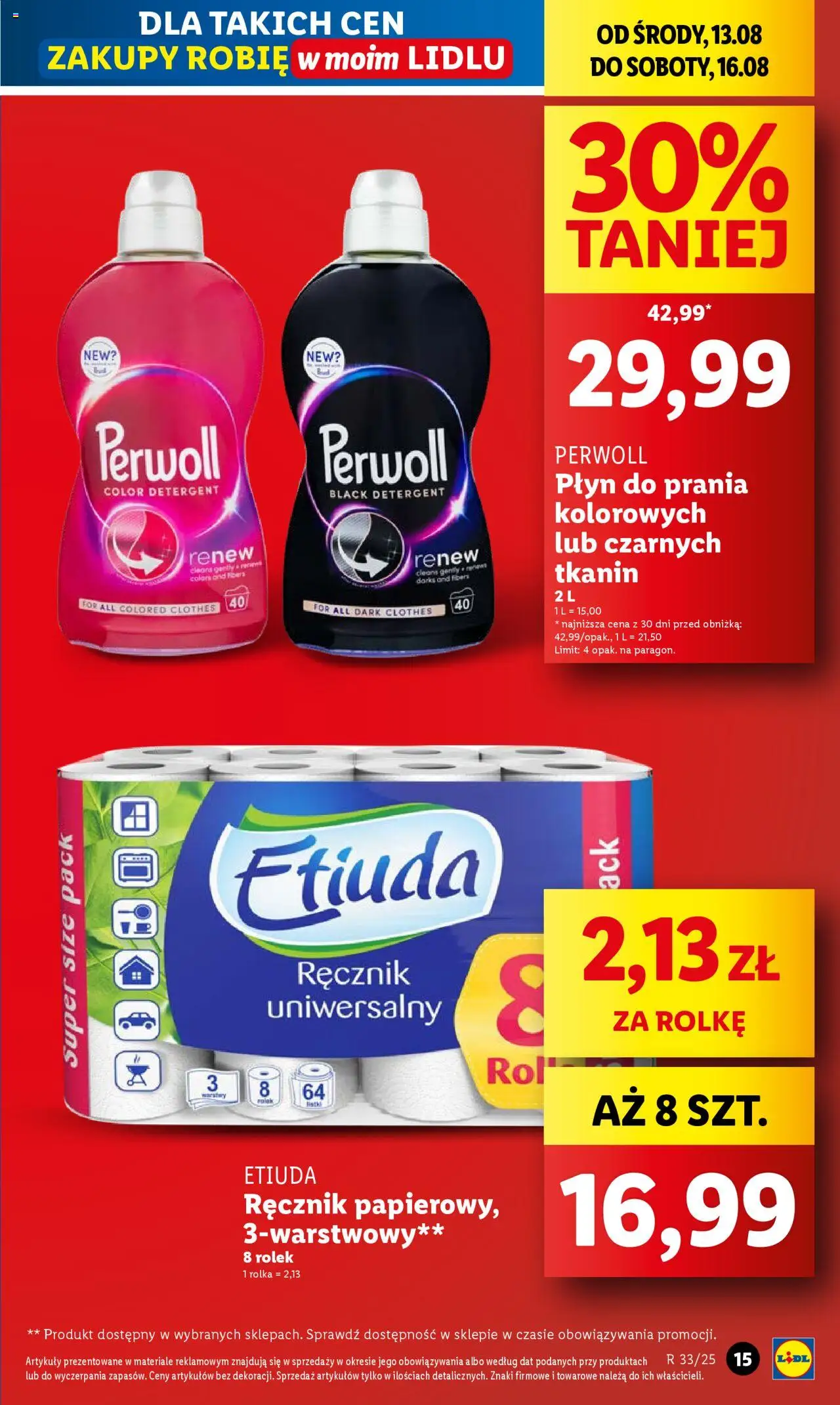 Lidl Gazetka od 13.08.2025 | Strona: 15 | Produkty: Detergent