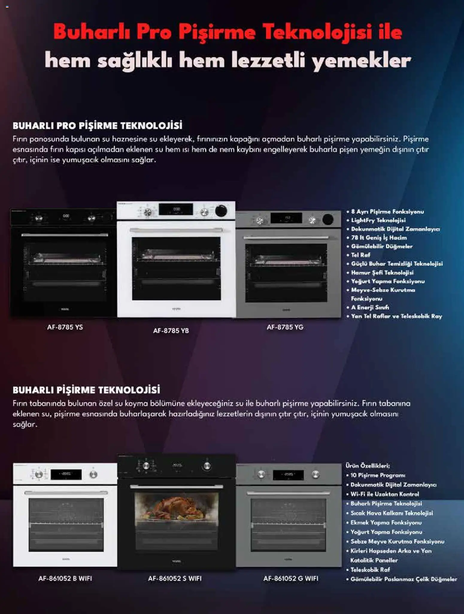 Vestel - Ankastre Ürünler - 01.03.2026 tarihinden itibaren geçerlidir | Sayfa: 10 | Ürünler: Raf, Yoğurt, Ekmek, Fırın