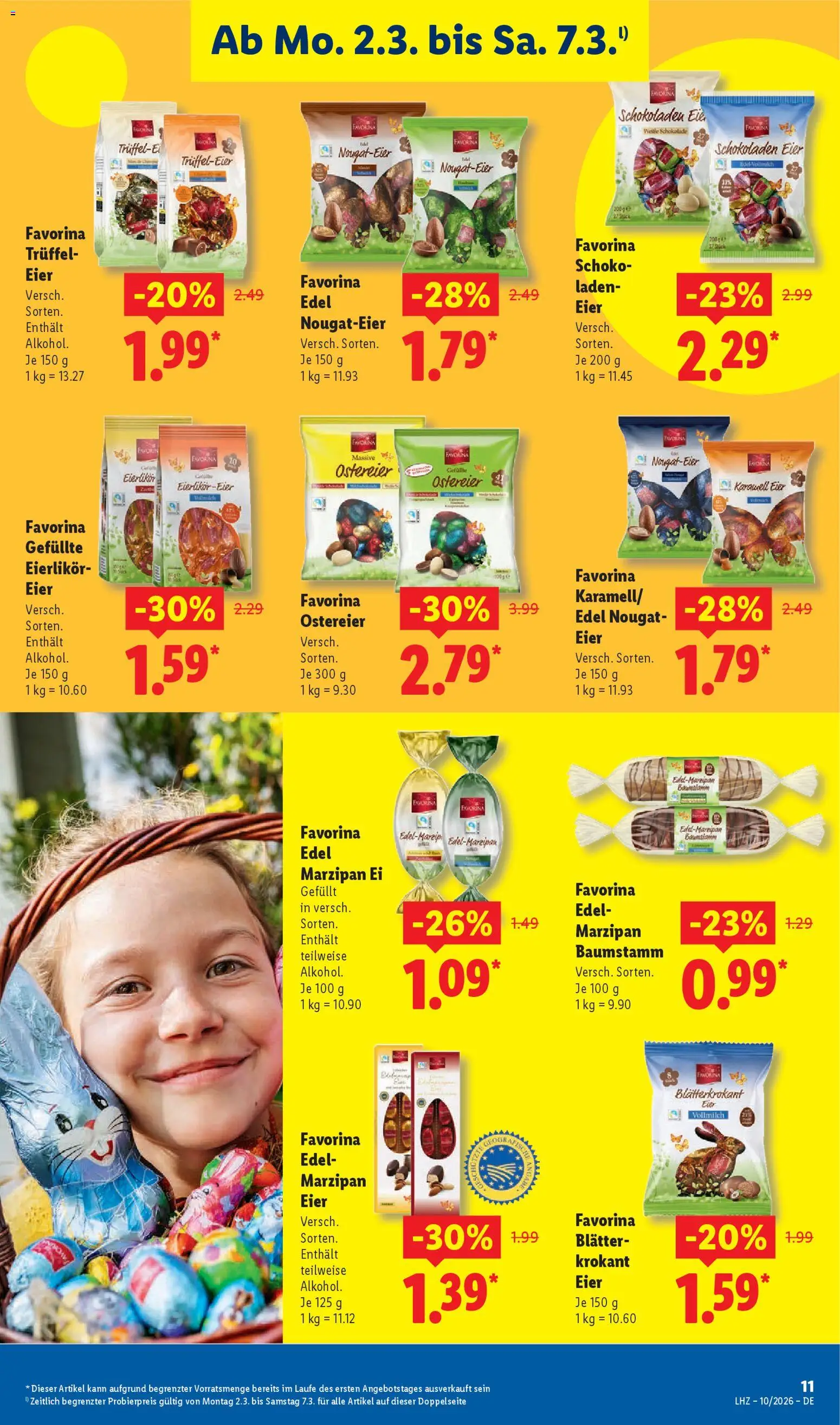 Lidl Prospekt Düsseldorf – gültig ab 02.03.2026 | Seite: 19 | Produkte: Eier, Schokolade
