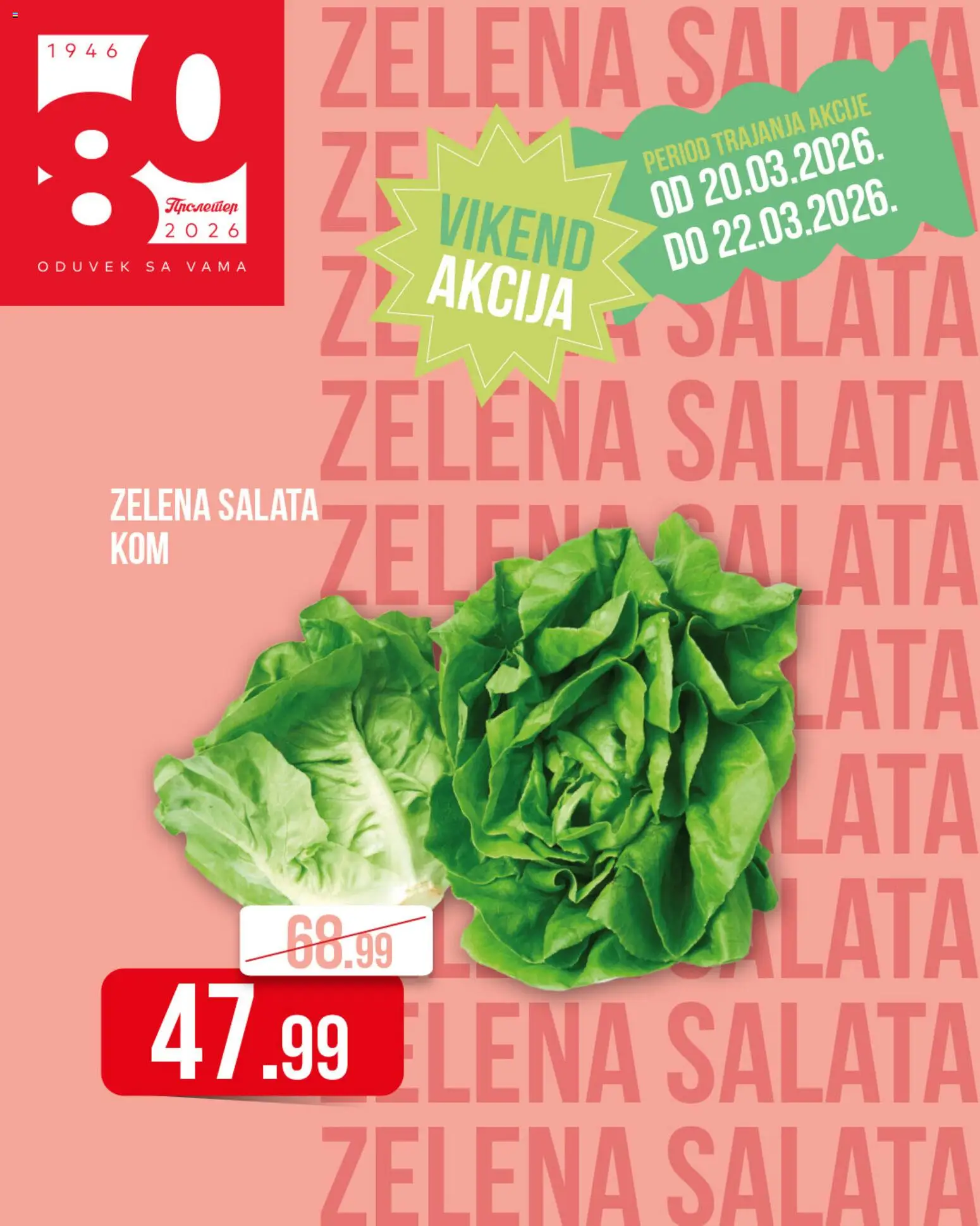 Metalac Proleter katalog - važi od 20.03.2026 | Strana: 5 | Proizvode: Šal, Salata