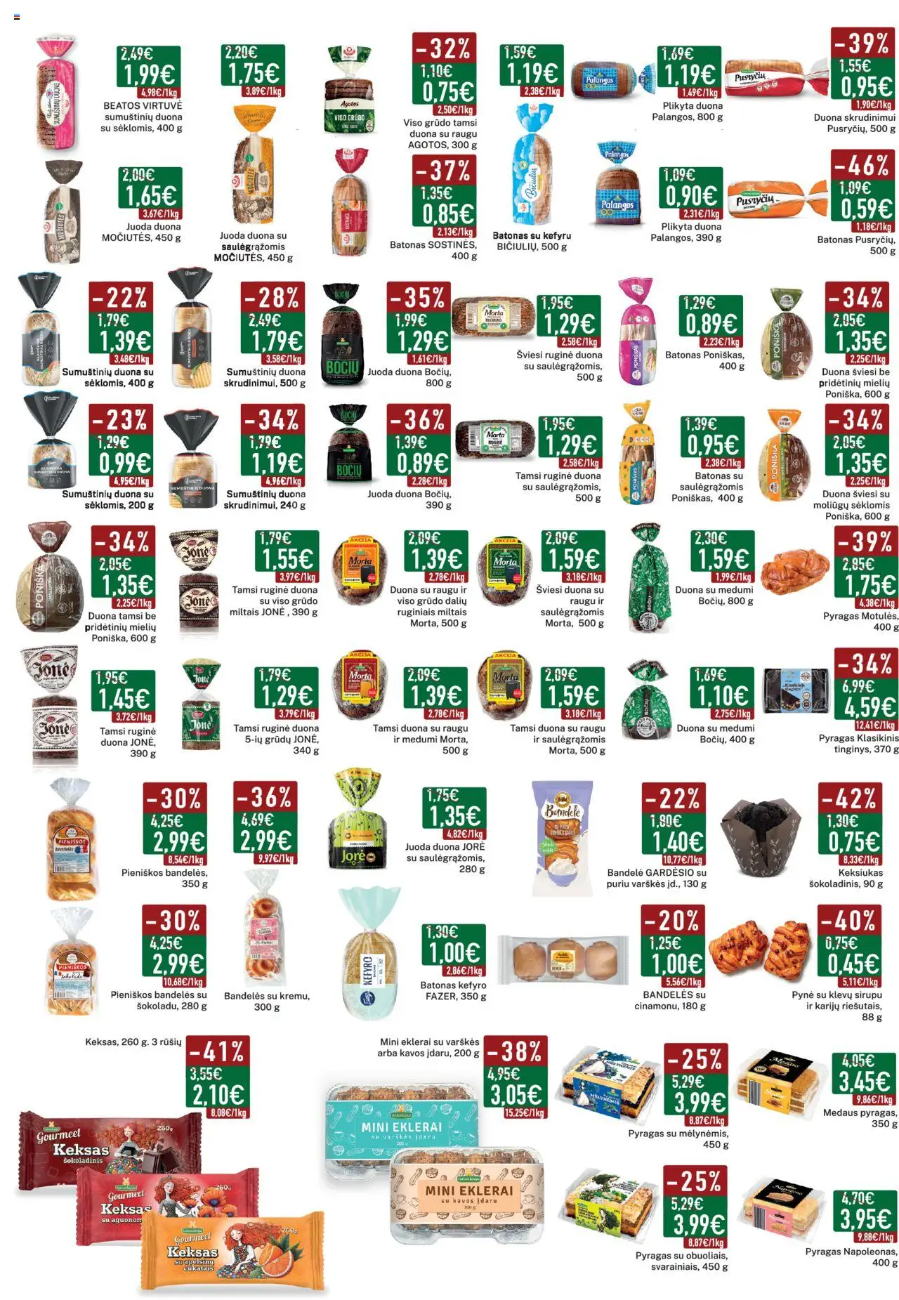 Elimart - TAU akcijos nuo 06.10.2025 | Puslapis: 8 | Prekių: Duona skrudinimui, Bandelė, Pyragas, Duona