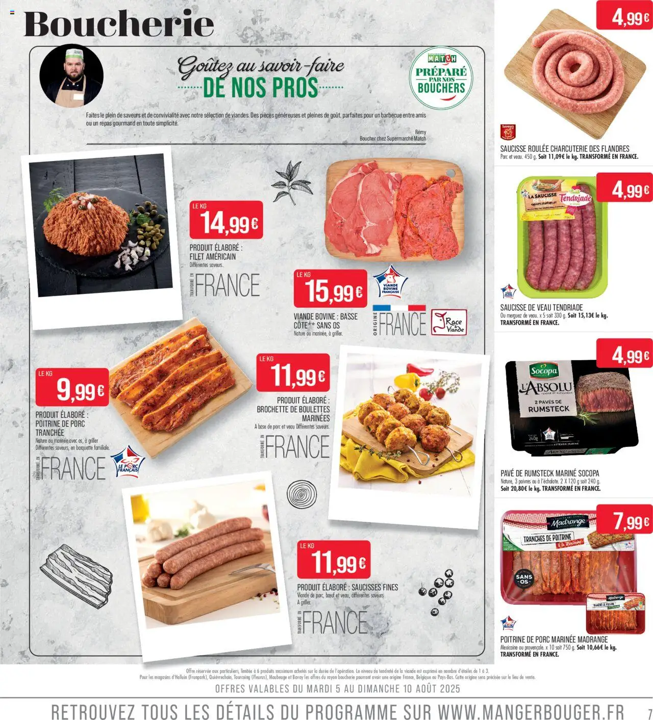  | Page: 7 | Produits: Base, Viande, Rumsteck, Viande bovine