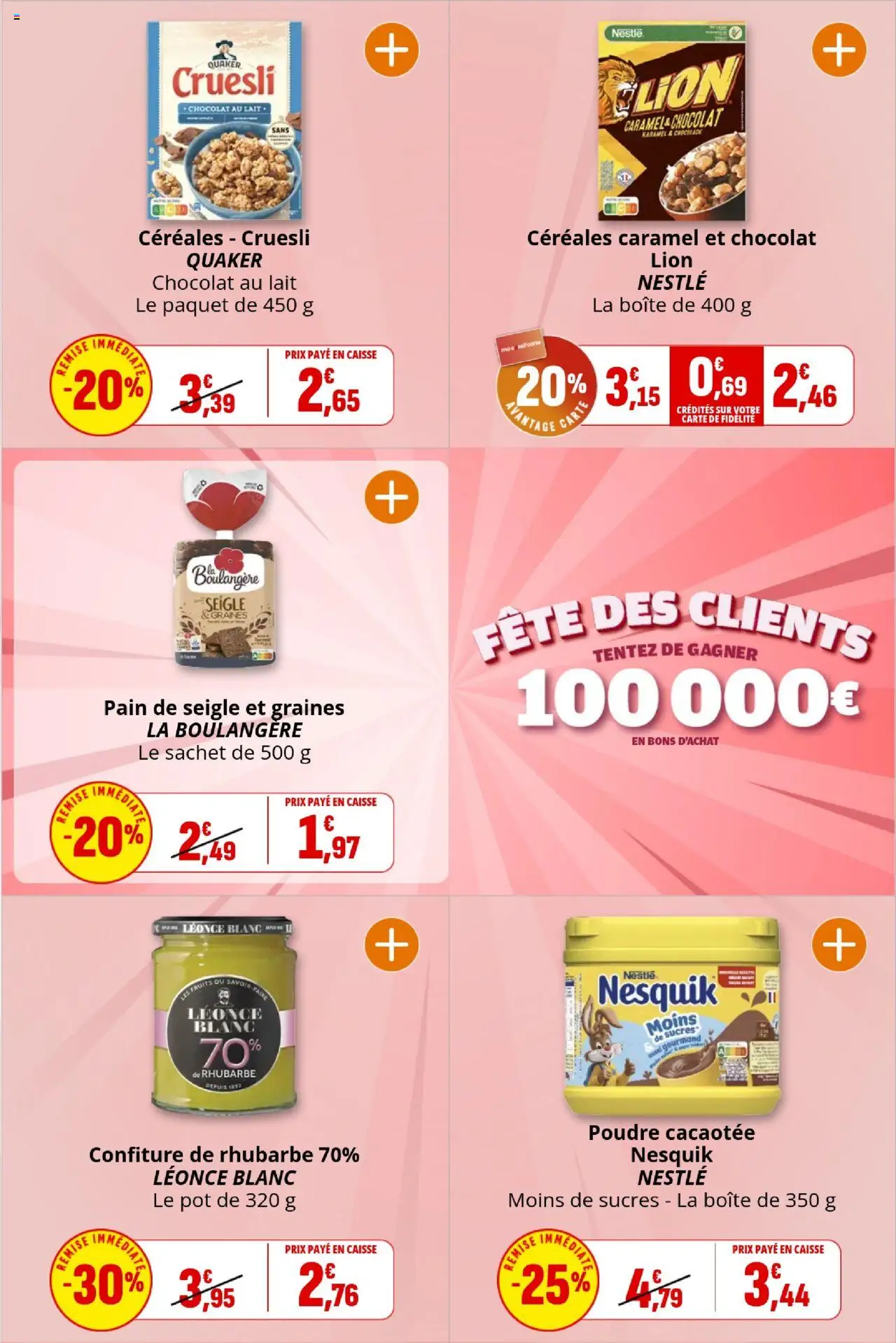 {H1} | Page: 12 | Produits: Rhubarbe, Poudre, Lait, Chocolat