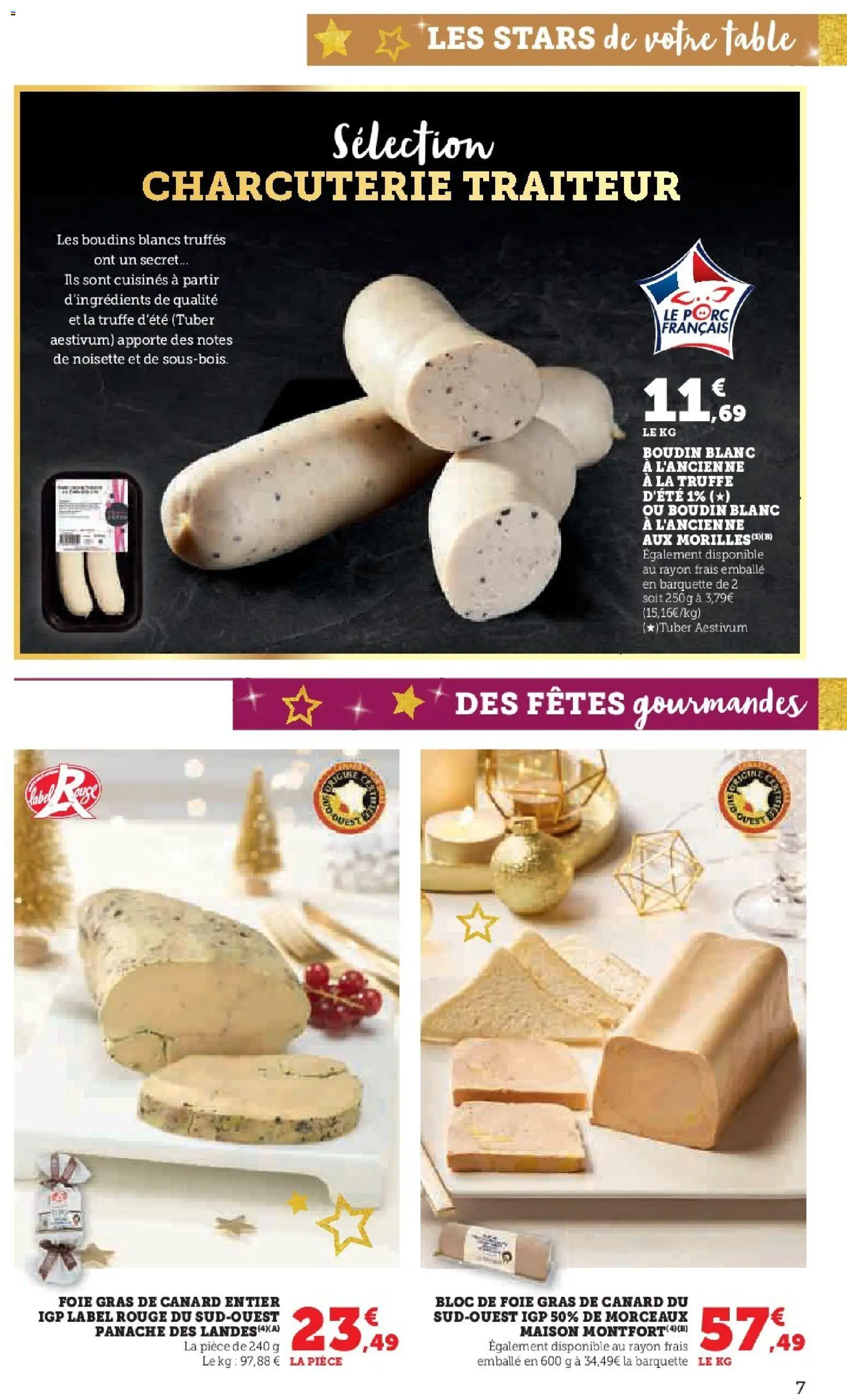 {H1} | Page: 7 | Produits: Foie Gras de Canard, Gras de canard entier, Foie gras de canard entier, Bloc de foie gras