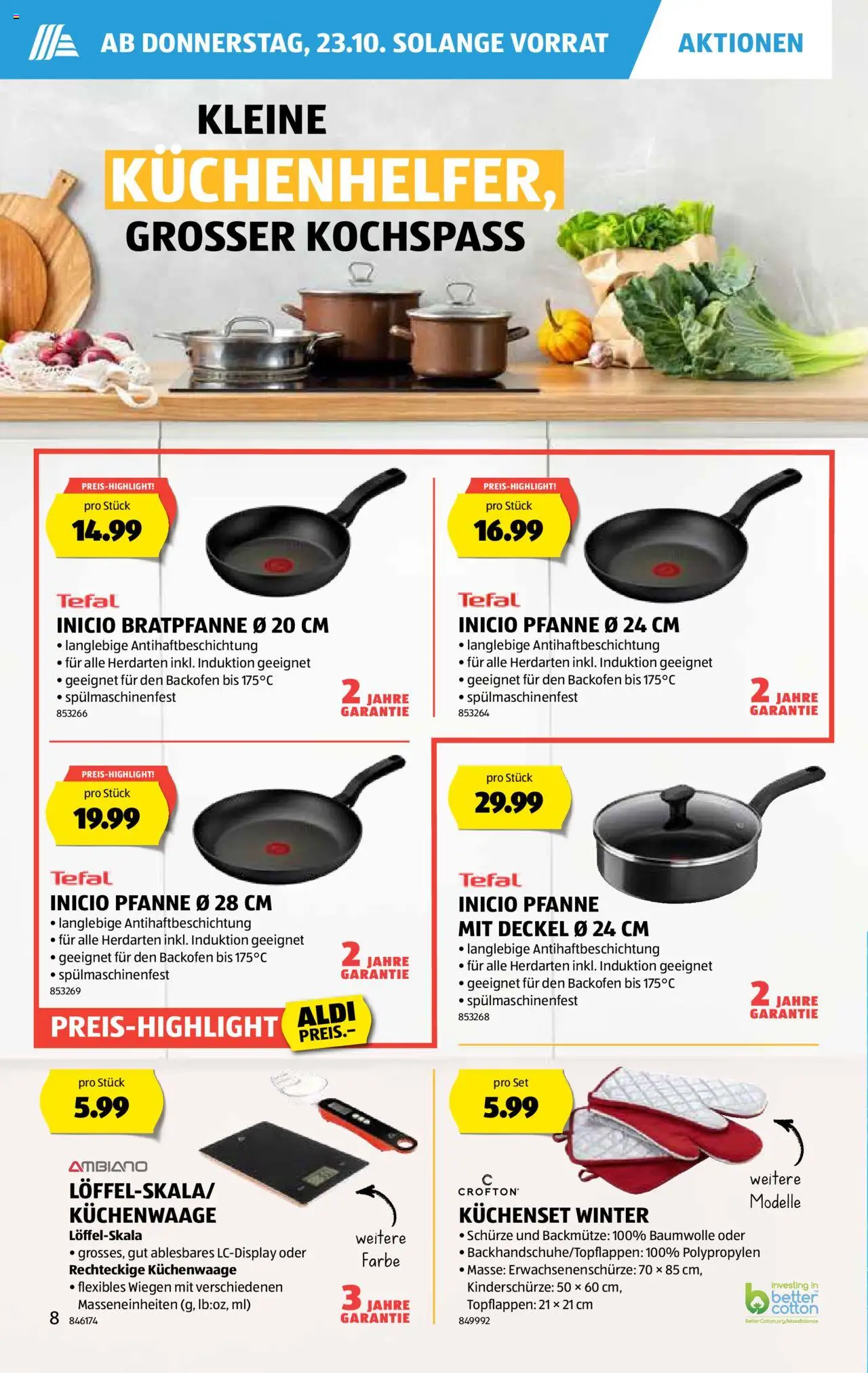 Aldi Aktionen – gültig ab 23.10.2025 | Seite: 9 | Produkte: Backofen