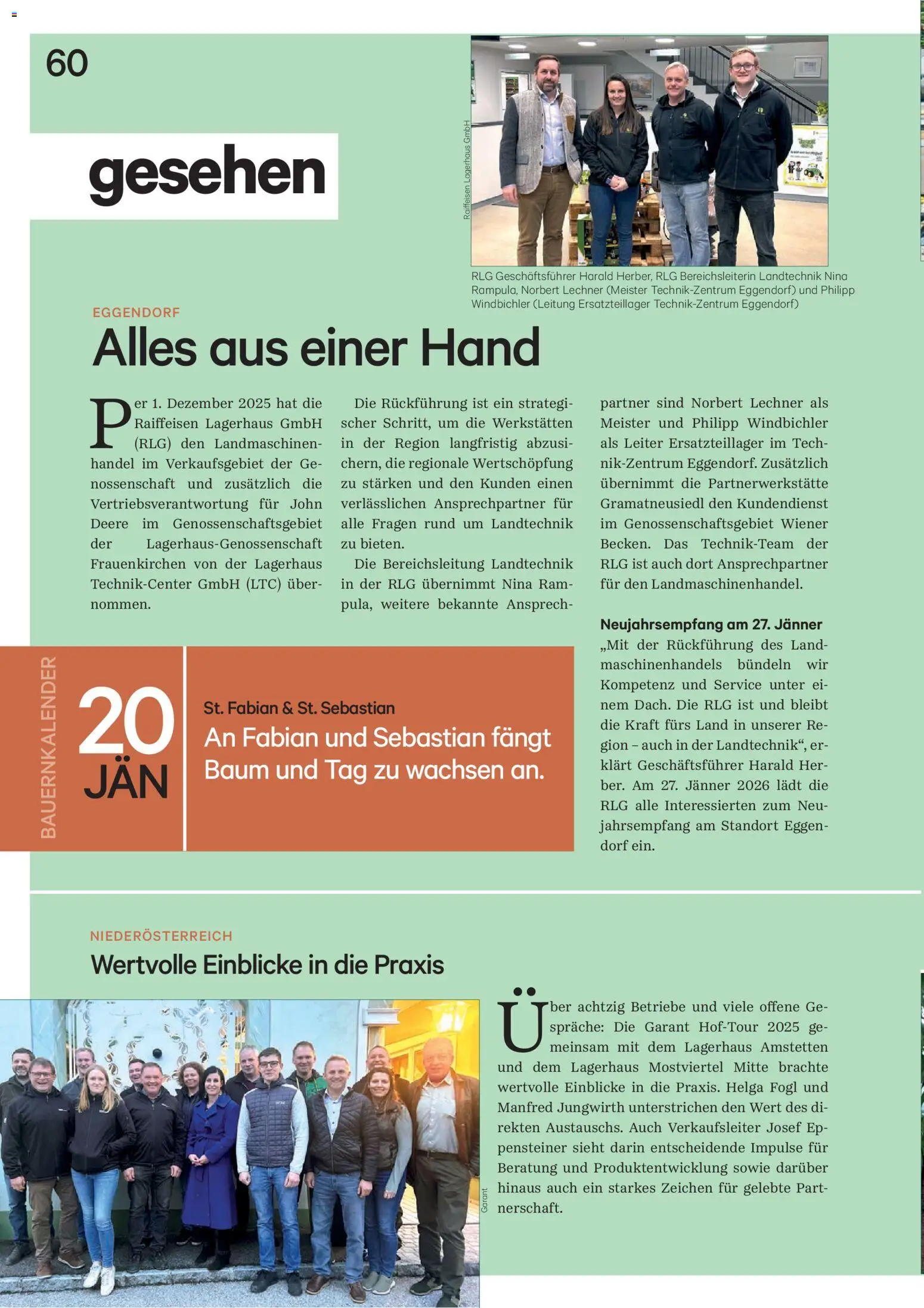 Lagerhaus Unser Land Jänner-Februar  2026 gültig ab 01.01.2026 | Seite: 60