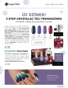 Crystal Nails Tél extra katalógus 2025/26 - amely érvényes a következő dátumtól: 01.12.2025 | Oldal: 10