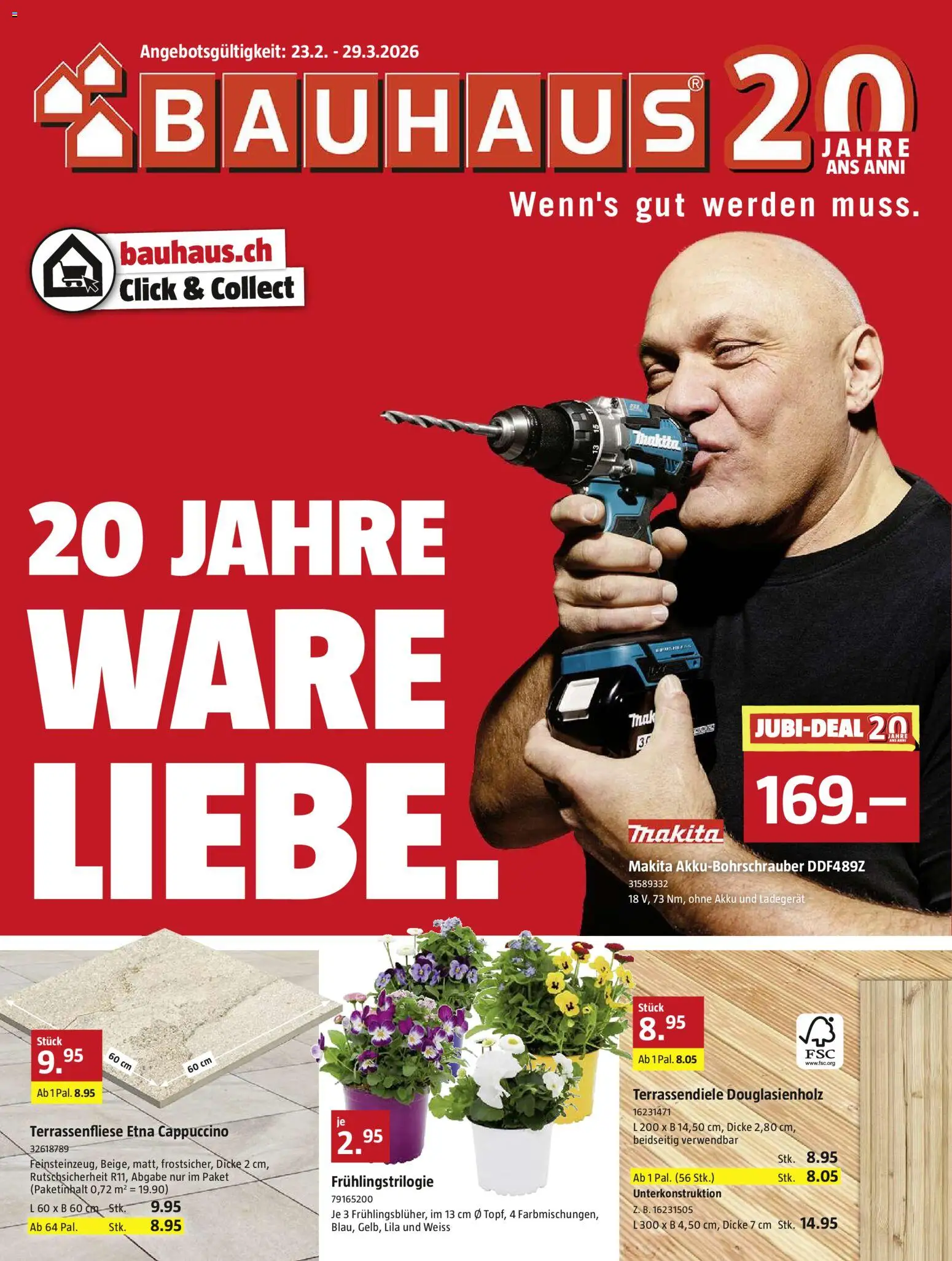 Bauhaus Aktionen – gültig ab 23.02.2026 | Seite: 1 | Produkte: Ladegerät