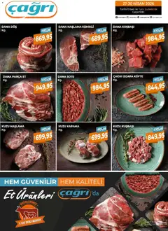 27.04.2026 tarihinden itibaren geçerli olan Çağrı Market kataloğu önizlemesi