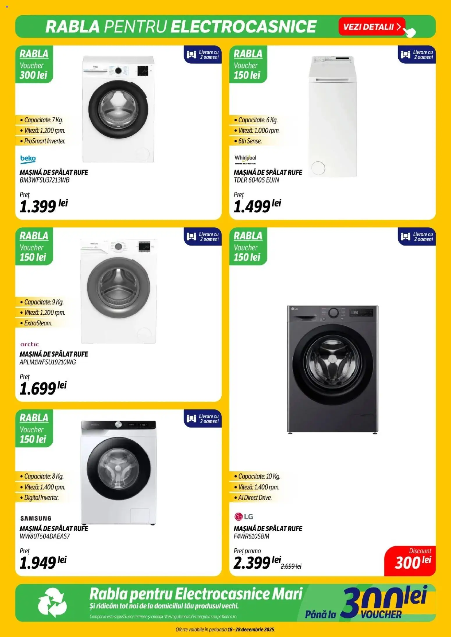 Noul catalog Flanco – valabil de la 18.12.2025 | Pagină: 15 | Produse: Mașină De Spălat