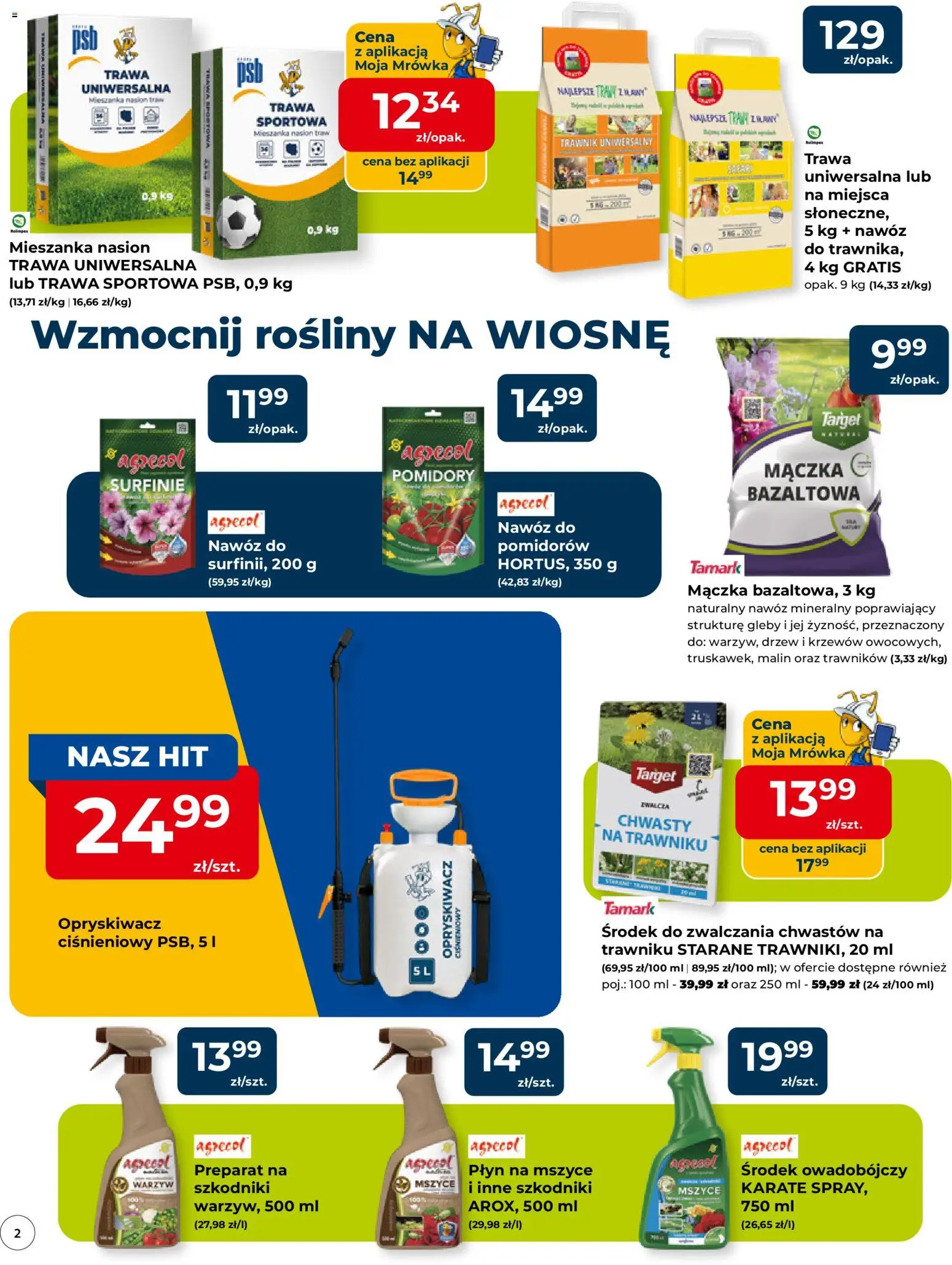 Mrówka gazetka - Radomsko od 23.04.2026 | Strona: 2 | Produkty: Opryskiwacz, Rosliny, Pomidory
