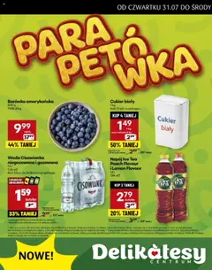 Delikatesy Centrum Gazetka - Małkinia Górna Otwarcie od 31.07.2025 | Strona: 2 | Produkty: Ice Tea, Delikatesy, Woda, Cukier