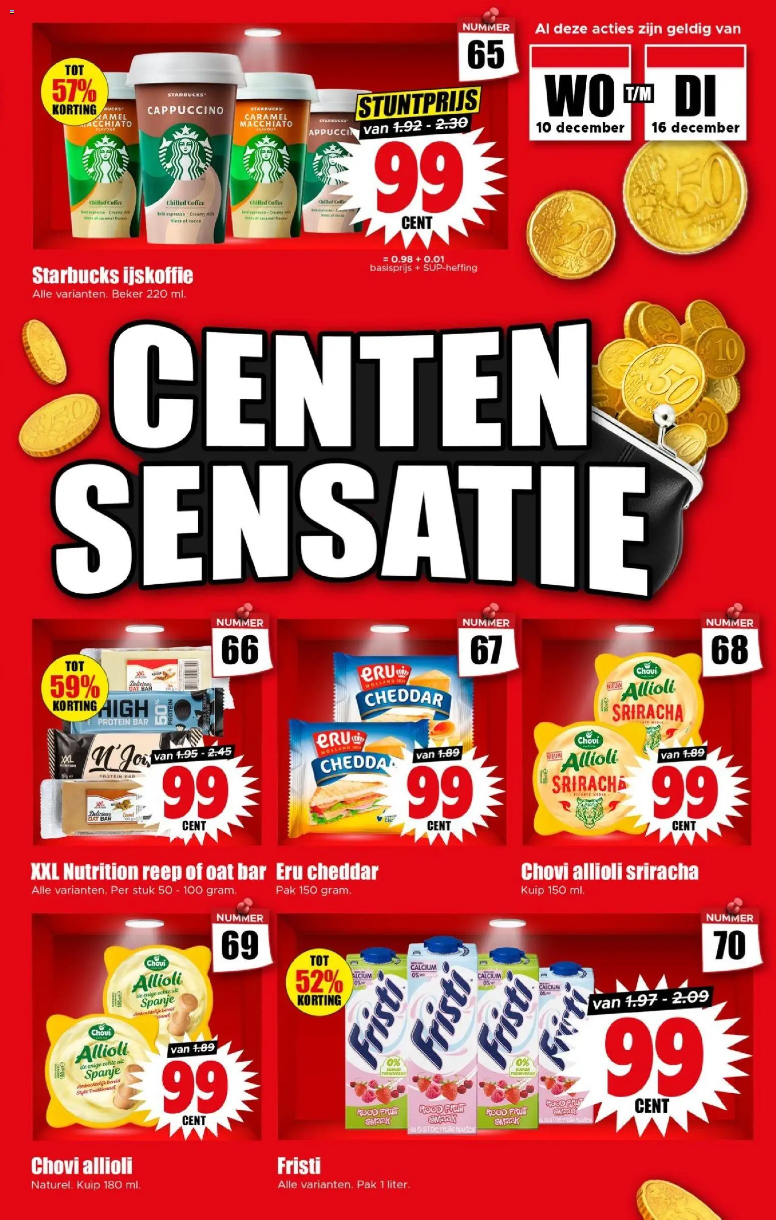 {H1} | Pagina: 19 | Producten: Beker, Cheddar, Fruit, Ijskoffie