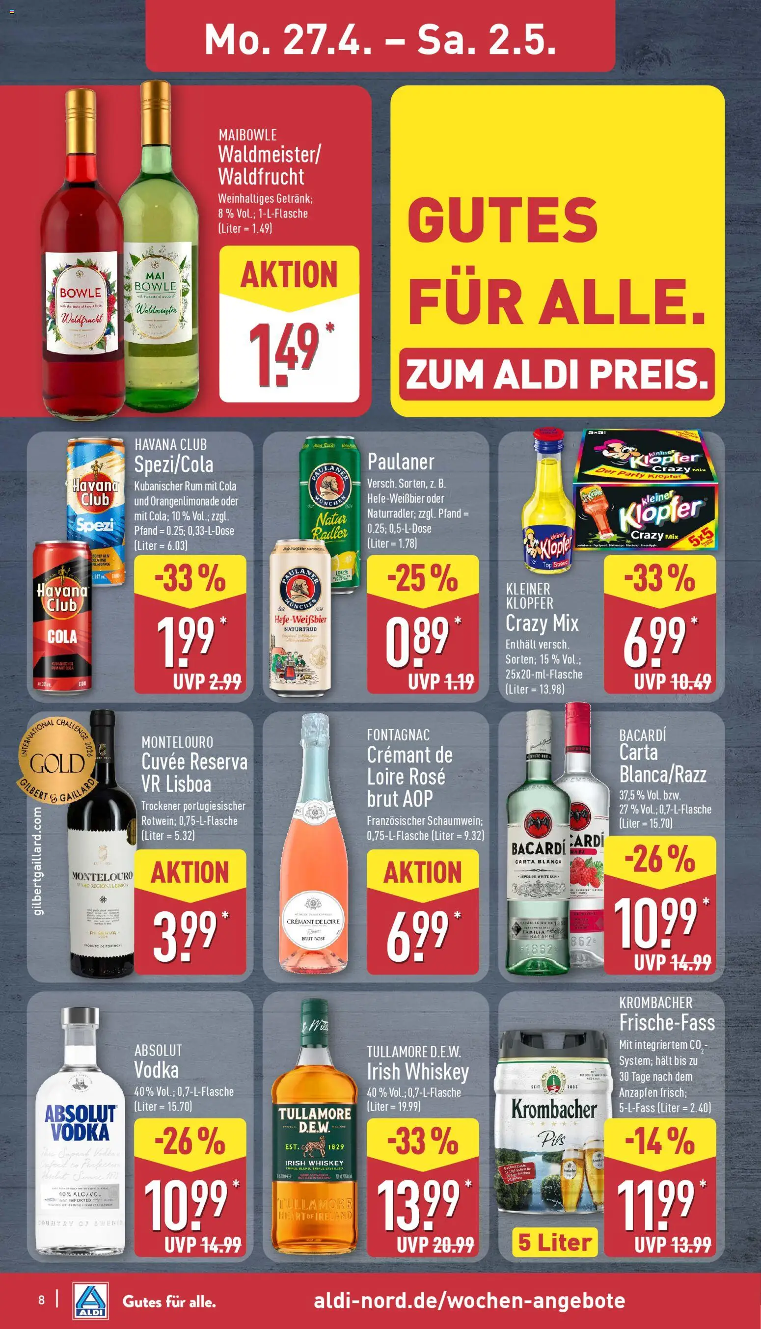 Aldi Prospekt 	 – gültig ab 27.04.2026 | Seite: 8