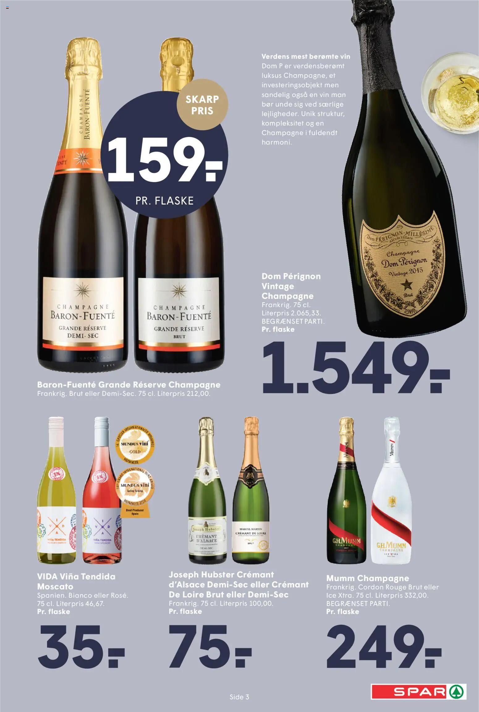 Spar tilbudsavis – gyldig fra 27.12.2025 | Side: 3 | Produkter: Vin
