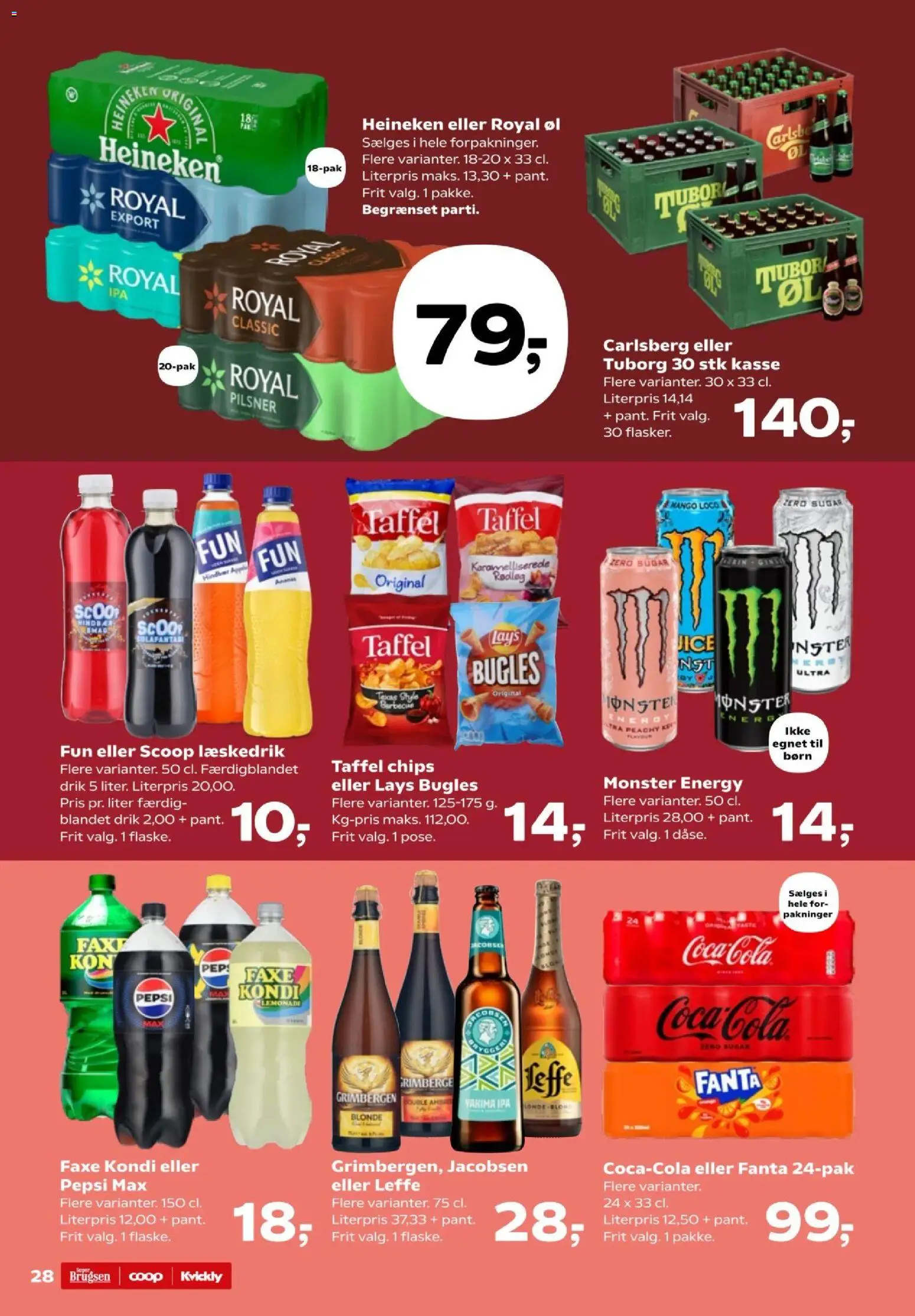 Kvickly tilbudsavis – gyldig fra 07.04.2026 | Side: 30 | Produkter: Øl, Faxe Kondi, Cola, Pepsi