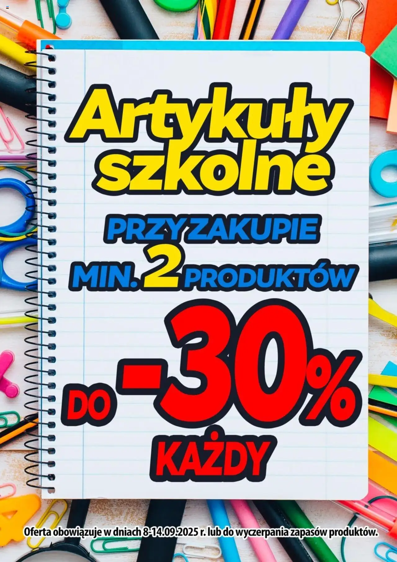 Prim Market Promocja - Artykuły Szkolne Do -30% od 08.09.2025 | Strona: 1 | Produkty: Artykuły szkolne