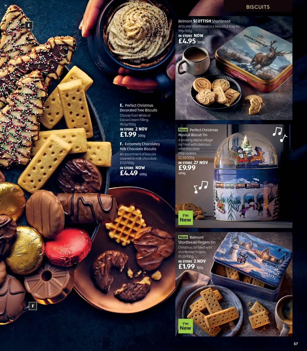 {H1} | Page: 57 | Products: Milk, Chocolate, Cream, Cocoa