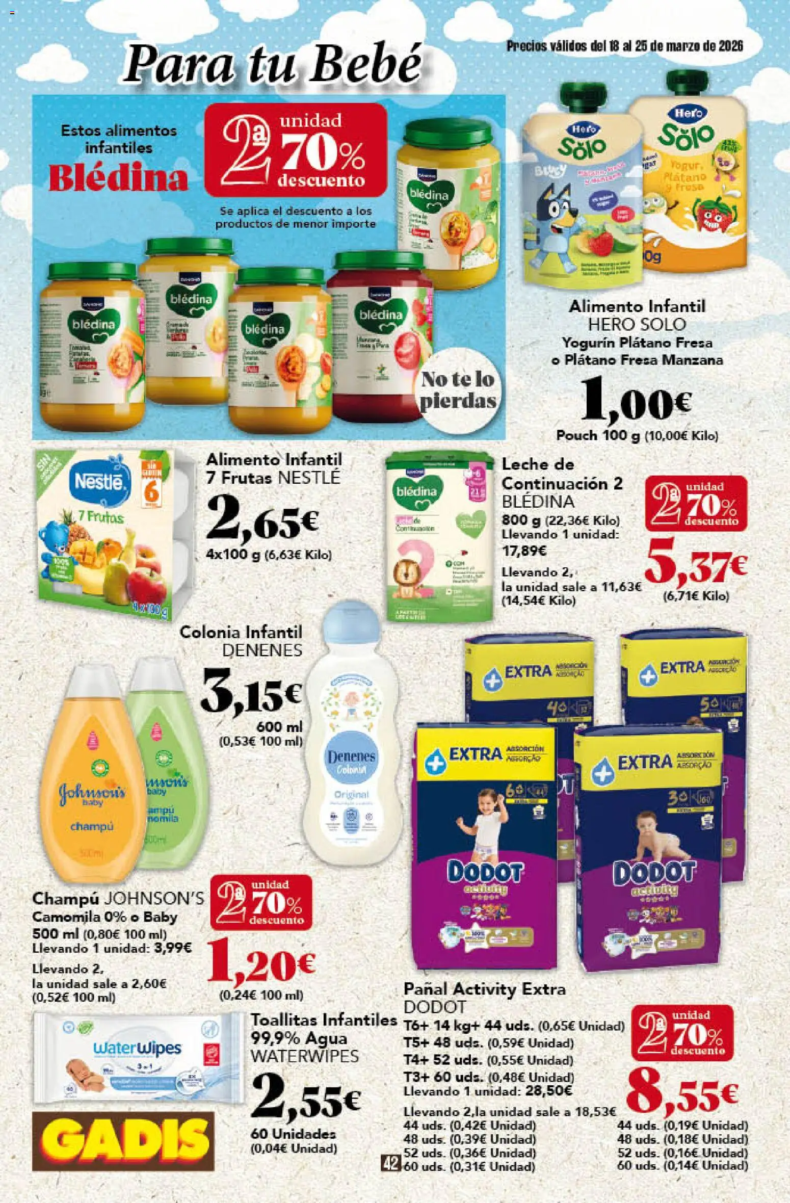 Gadis - folleto │ válido desde el 18.03.2026 | Página: 42 | Productos: Colonia, Manzana, Té, Κούβα