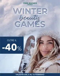 Anteprima del volantino Yves Rocher Winter Games catalogo valido a partire dal 06.02.2026
