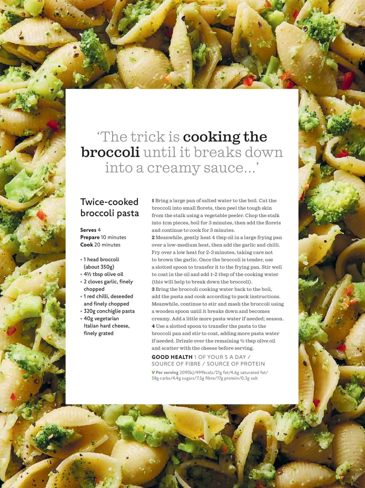 {H1} | Page: 61 | Products: Garlic, Broccoli, Coat, Cheese