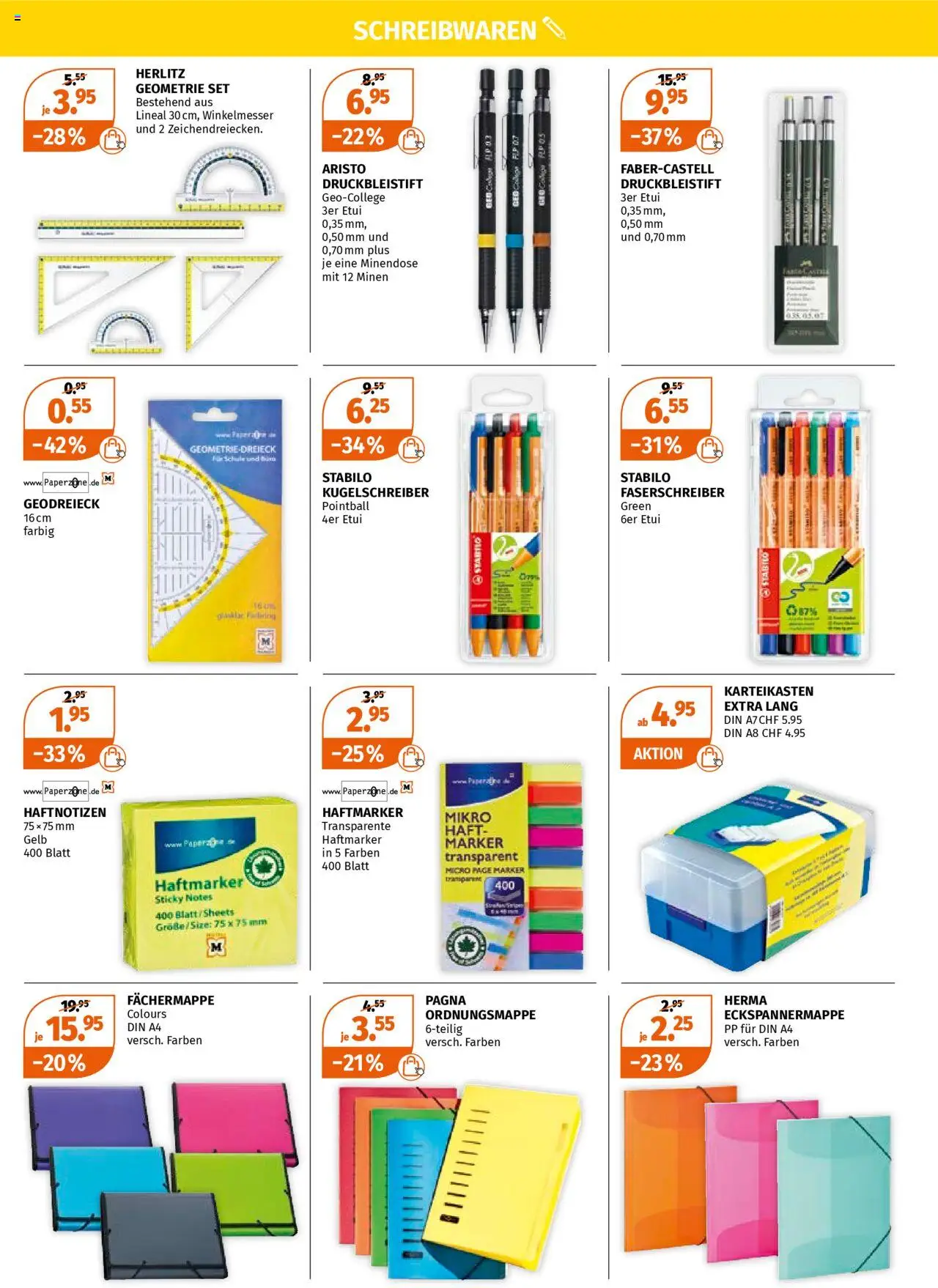 Müller Aktionen ab 14.08.2025 | Seite: 3 | Produkte: Box, Highlighter