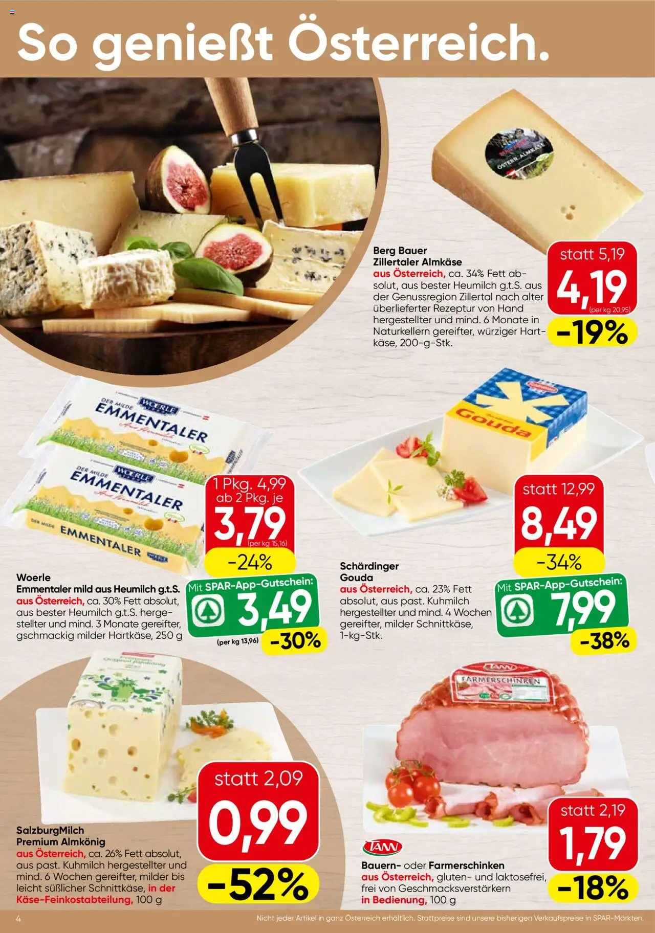 Spar Flugblatt - Niederösterreich gültig ab 14.08.2025 | Seite: 4