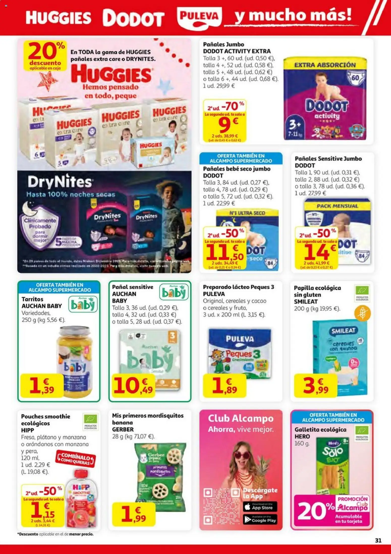 Alcampo - HG Pio XII Unificado  │ válido desde el 23.10.2025 | Página: 31 | Productos: Cereales, Manzana, Té, Φρυγανιές σικάλεως