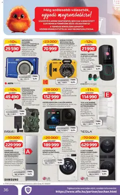 Auchan akciós ujság - amely érvényes a következő dátumtól: 31.07.2025 | Oldal: 36 | Termékek: Fülhallgató, Vadkamera, USB, Fényképezőgép