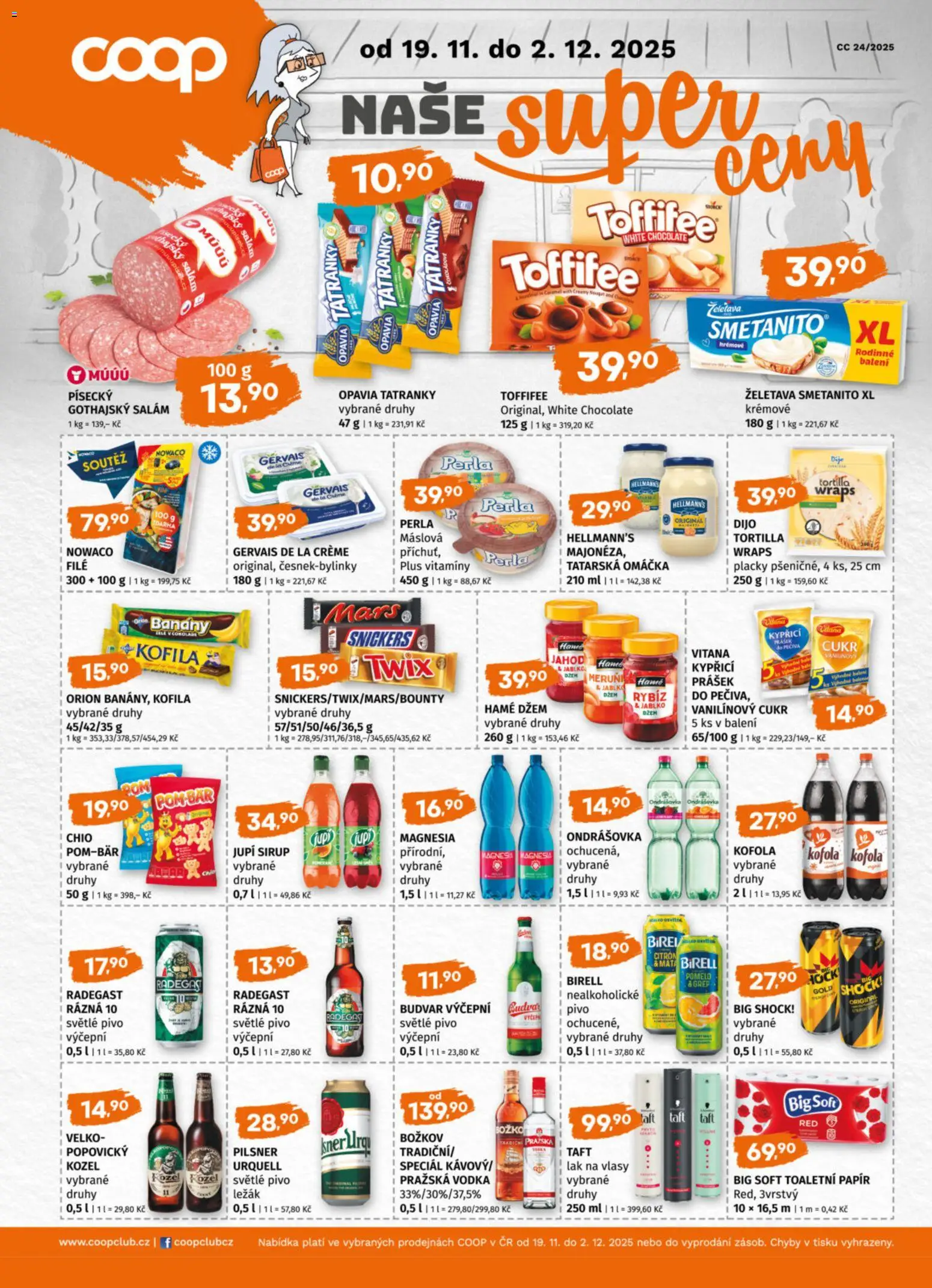 Terno leták - Hradec Králové od 26.11.2025 | Strana: 17 | Produkty: Pivo, Toaletní papír, Gothajský salám, Tatarská omáčka