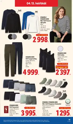 Lidl akciós újság - amely érvényes a következő dátumtól: 09.04.2026 | Oldal: 53