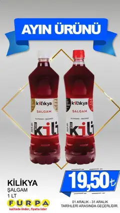 01.12.2025 tarihinden itibaren geçerli olan Furpa kataloğu önizlemesi | Sayfa: 25 | Ürünler: Şalgam
