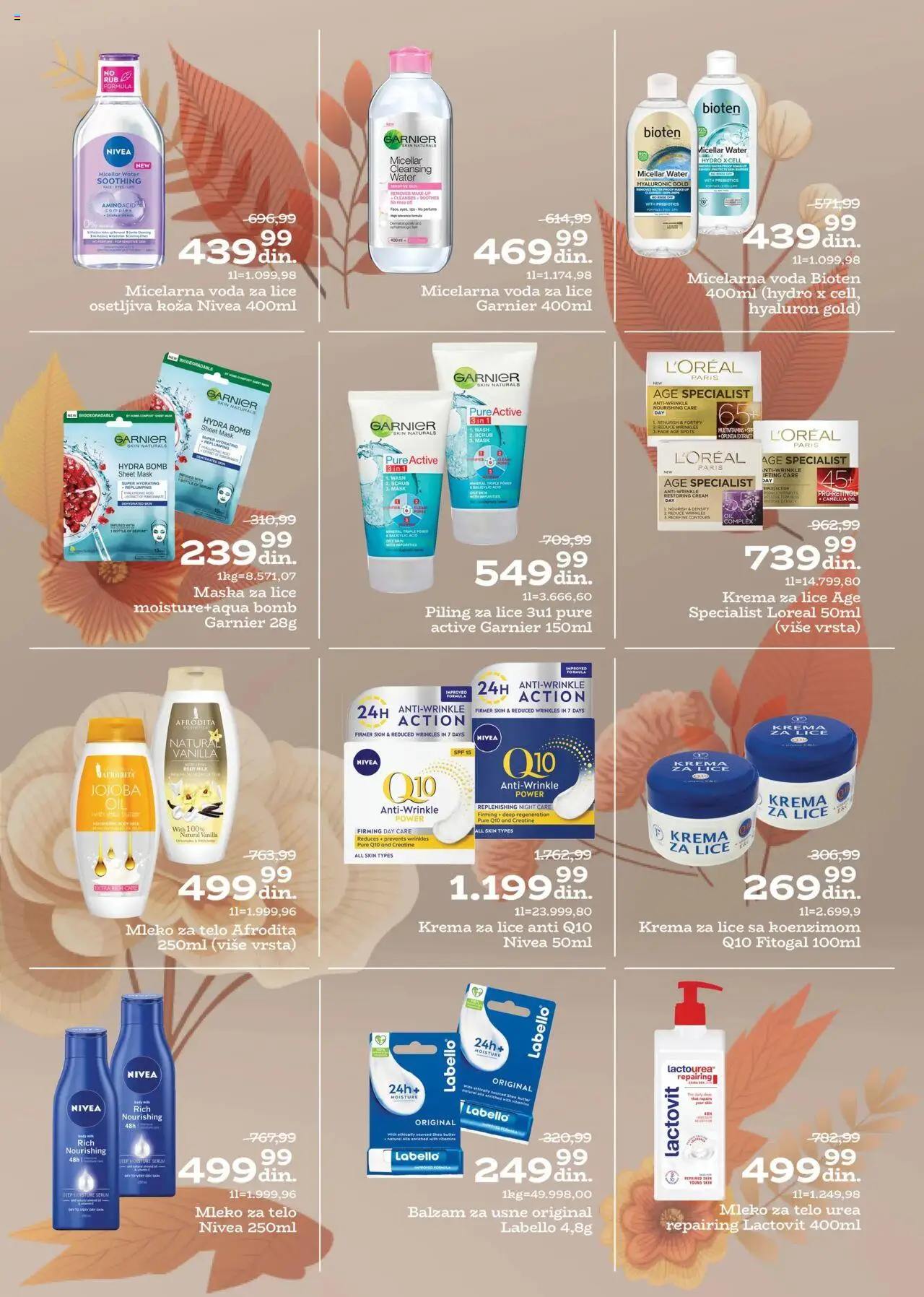 Univerexport katalog - važi od 14.10.2025 | Strana: 10 | Proizvode: Garnier, Voda, Balzam, Maska