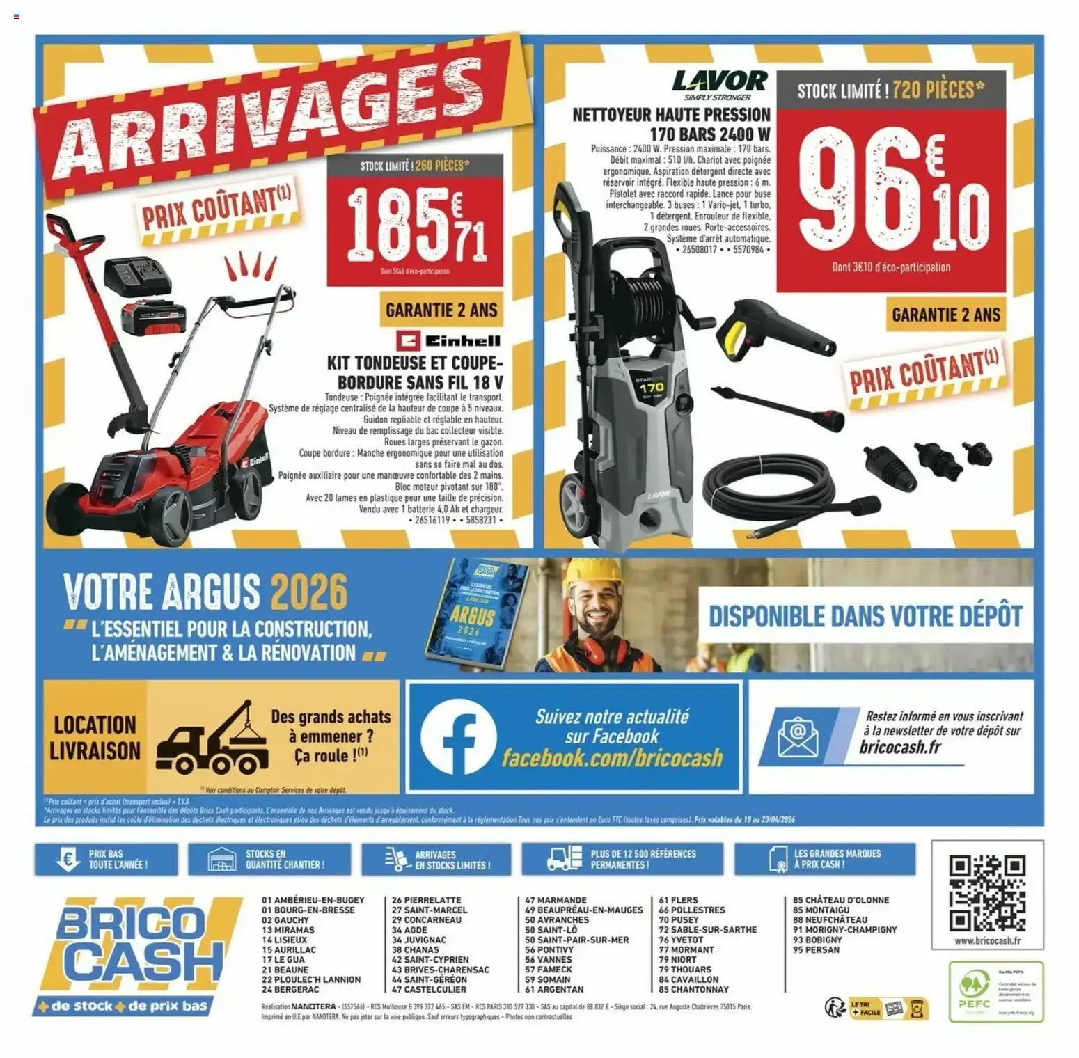 {H1} | Page: 4 | Produits: Coupe bordure, Nettoyeur haute pression, Tondeuse, Détergent