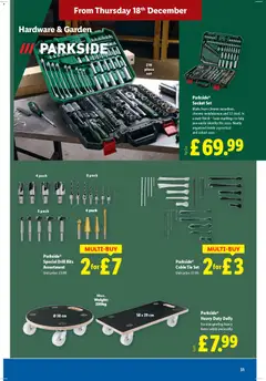 Preview of Lidl - More to value valid from 18.12.2025 | Page: 31 | Products: Drill, Socket, Cable, Weight